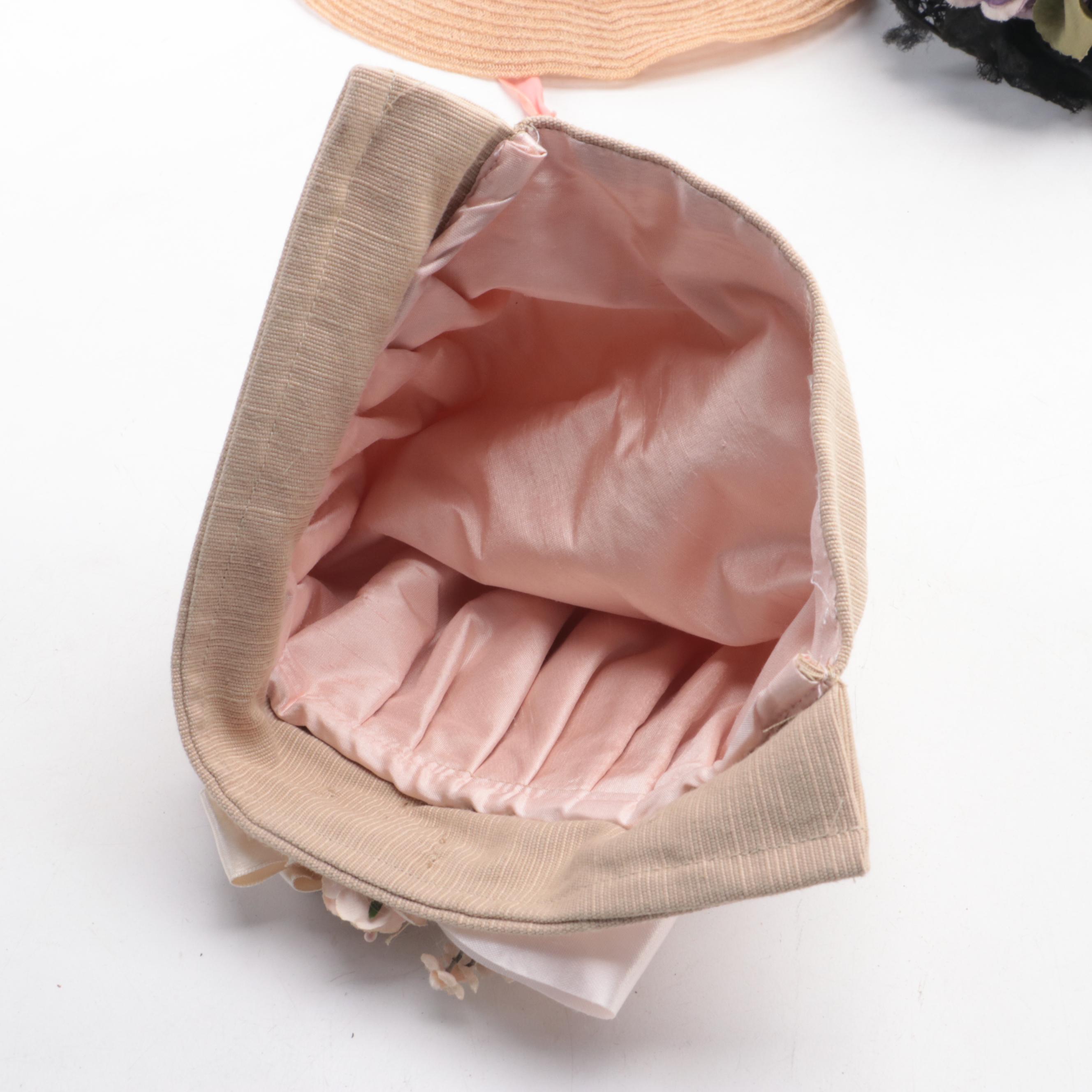 Victorian Style Straw Hats and Bonnets, 20th Century