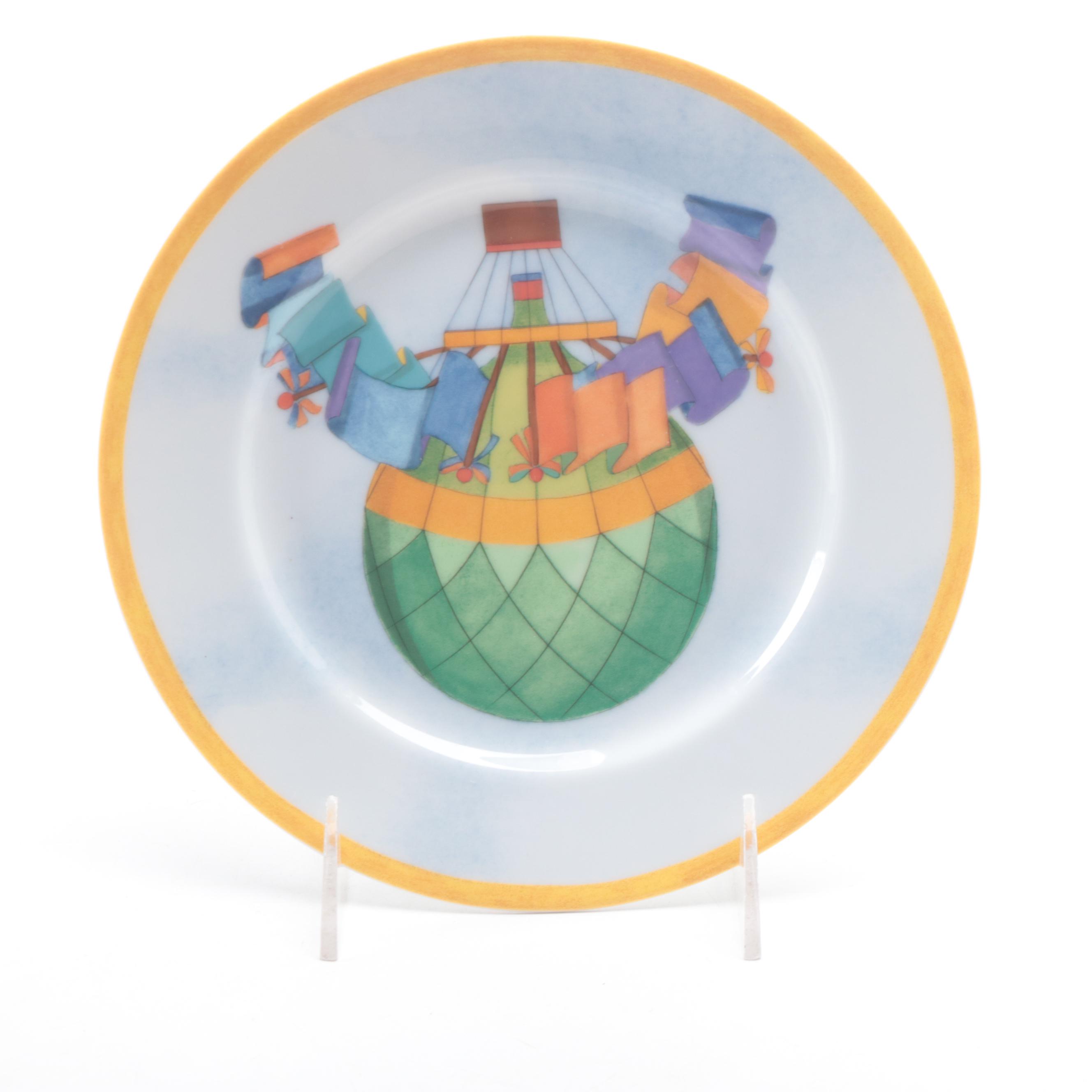 Williams-Sonoma "Montgolfière" Porcelain Plates