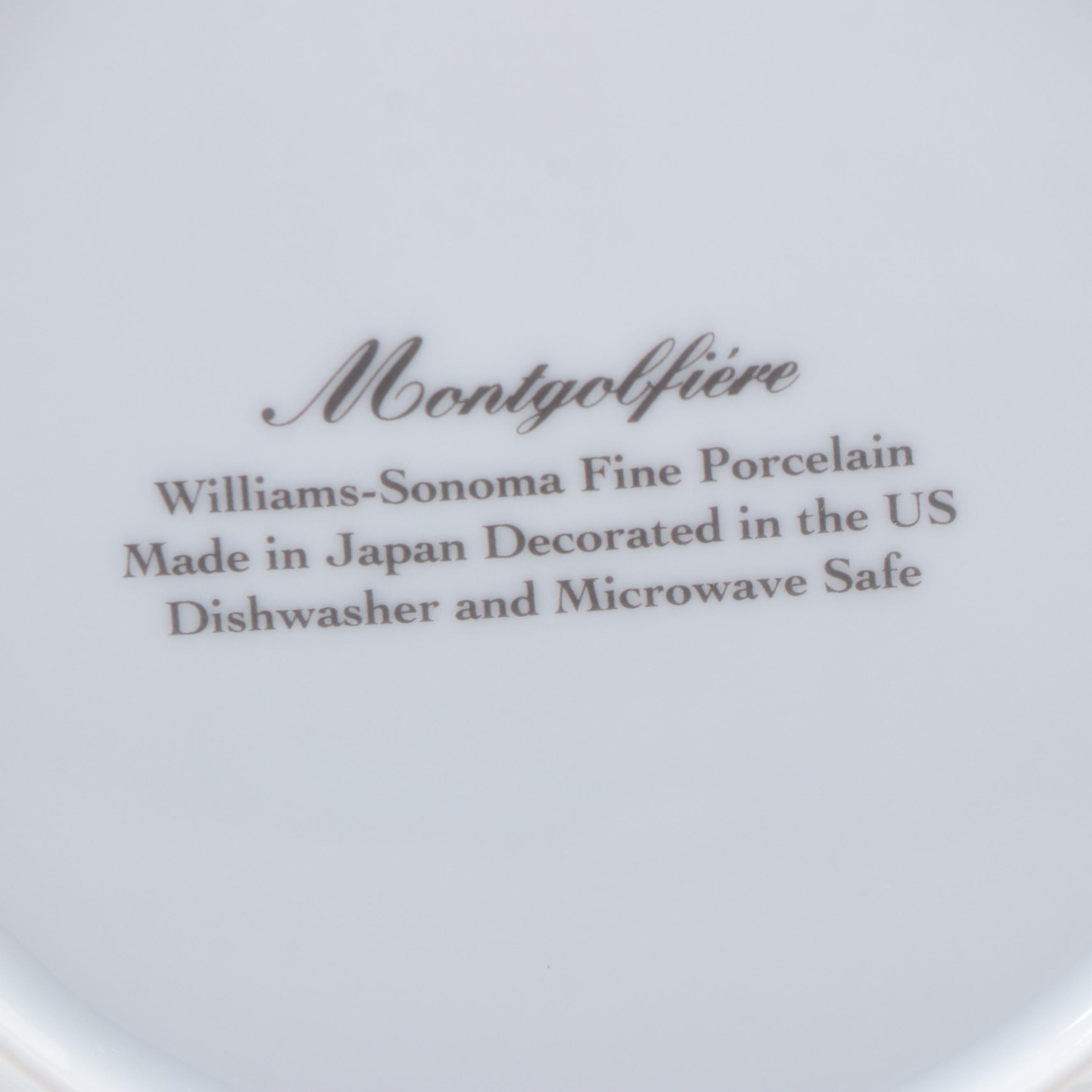 Williams-Sonoma "Montgolfière" Porcelain Plates