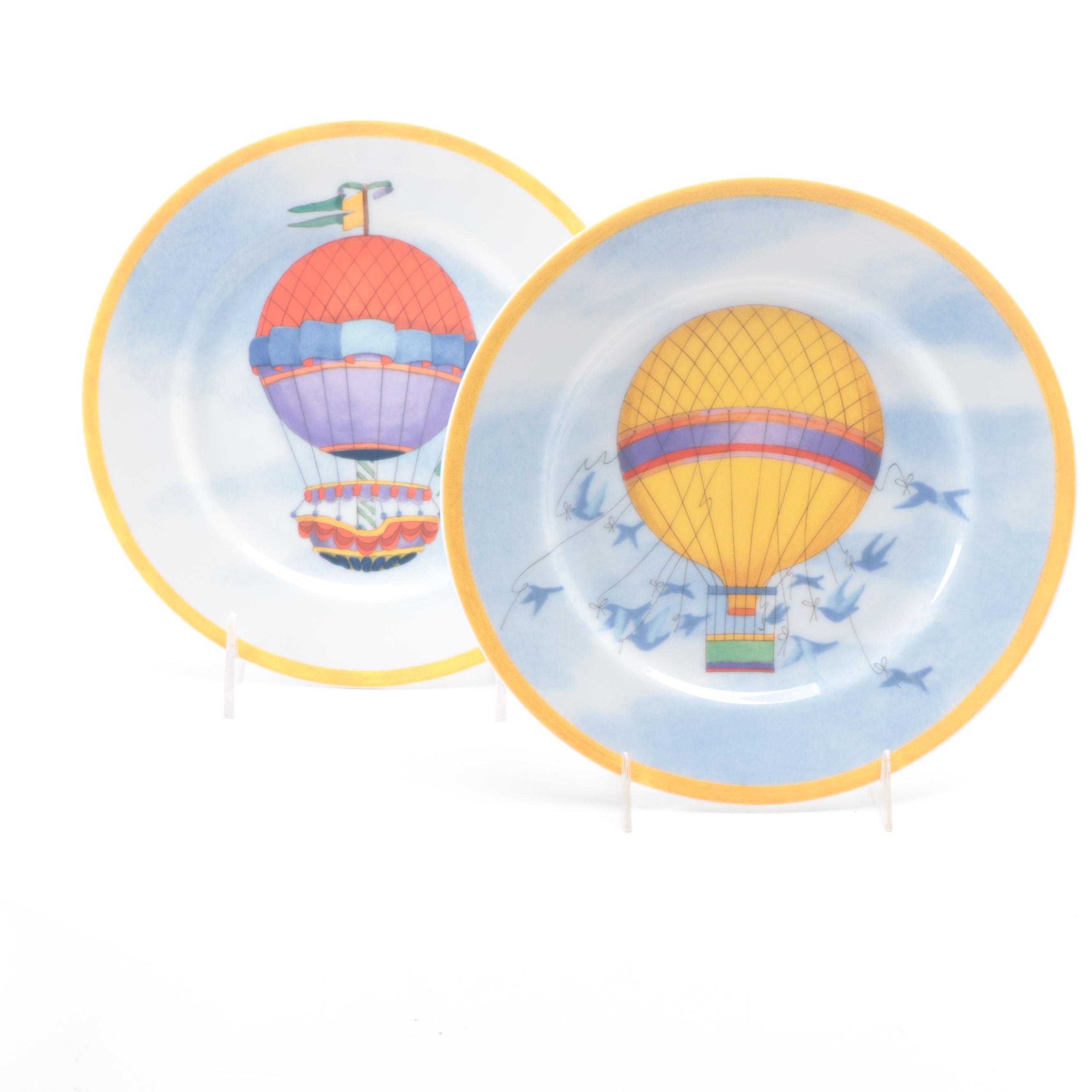 Williams-Sonoma "Montgolfière" Porcelain Plates