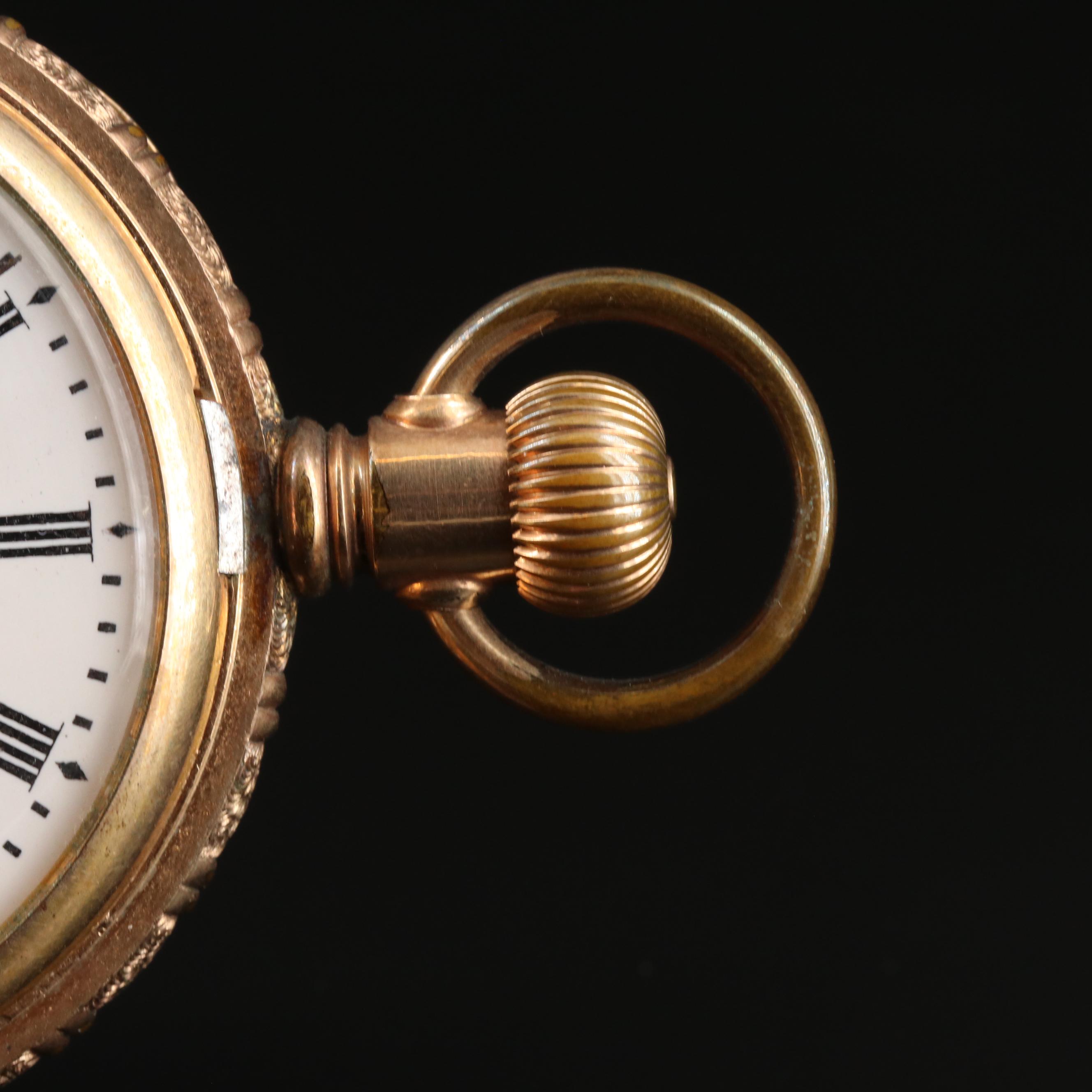 1900 Elgin Gold-Filled Hunting Case Pocket Watch