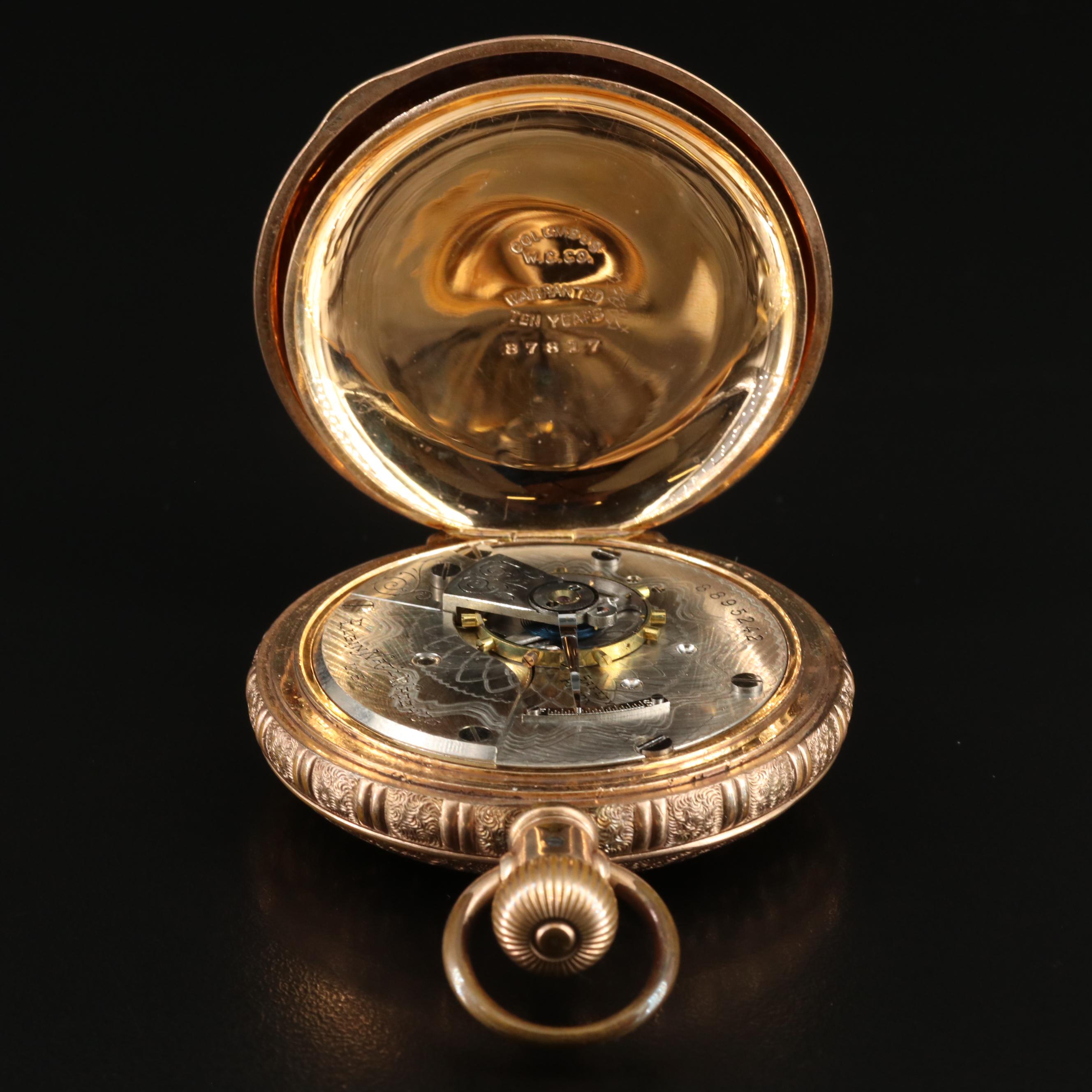 1900 Elgin Gold-Filled Hunting Case Pocket Watch