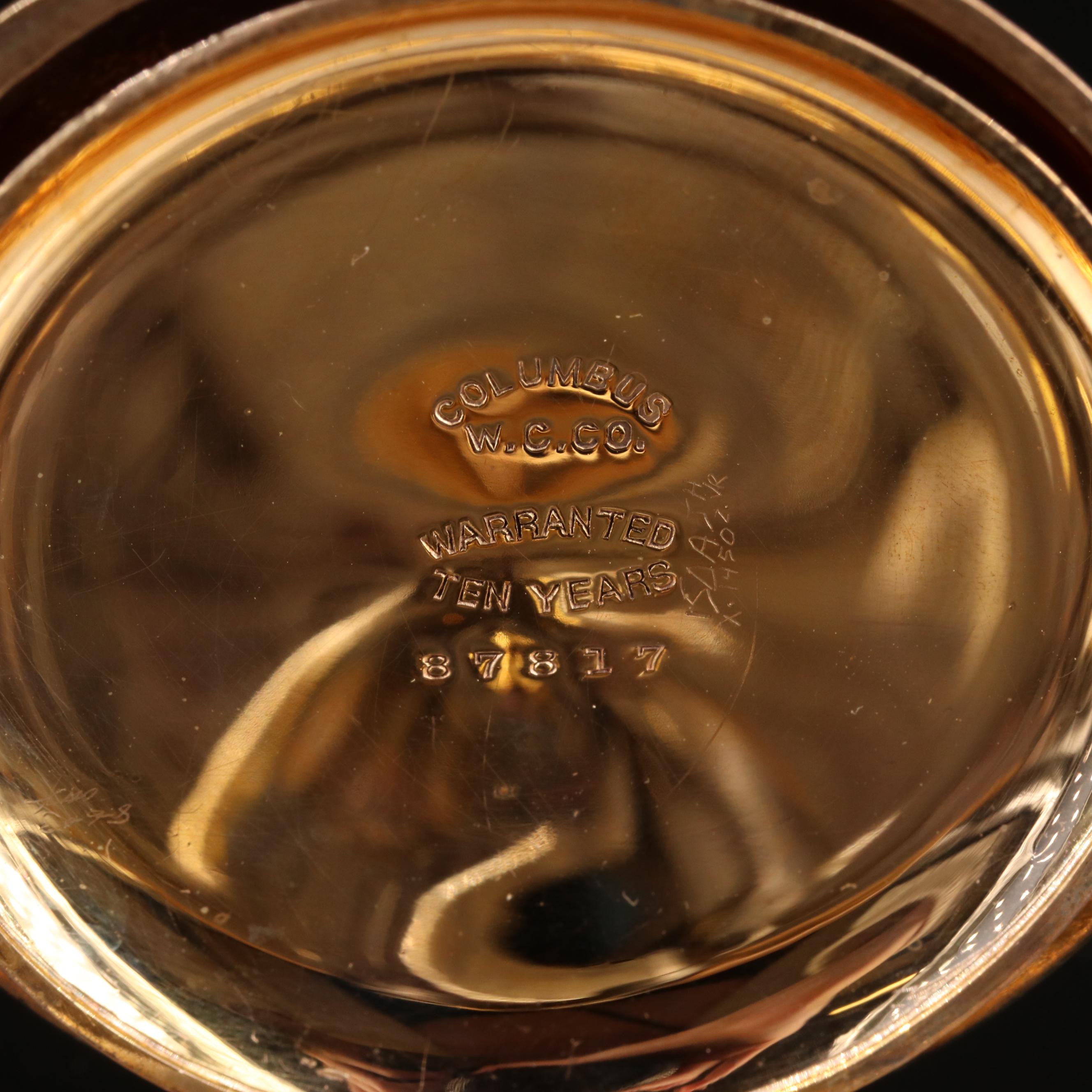 1900 Elgin Gold-Filled Hunting Case Pocket Watch