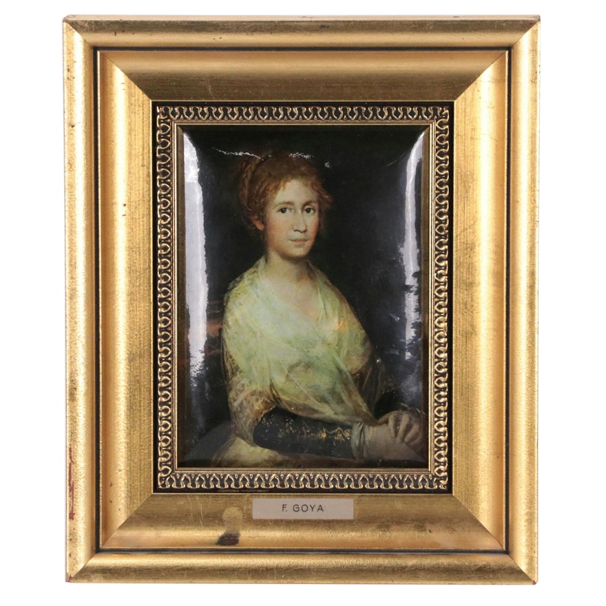 Offset Lithograph After Francisco Goya "Portrait of Josefa Bayeu"