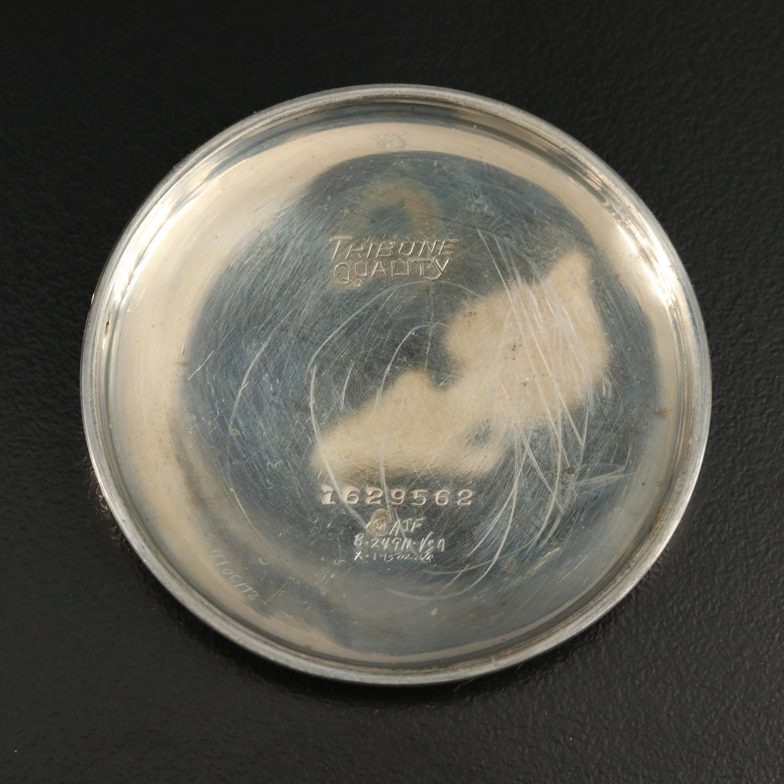 1917 Elgin Pocket Watch and Fob Chain