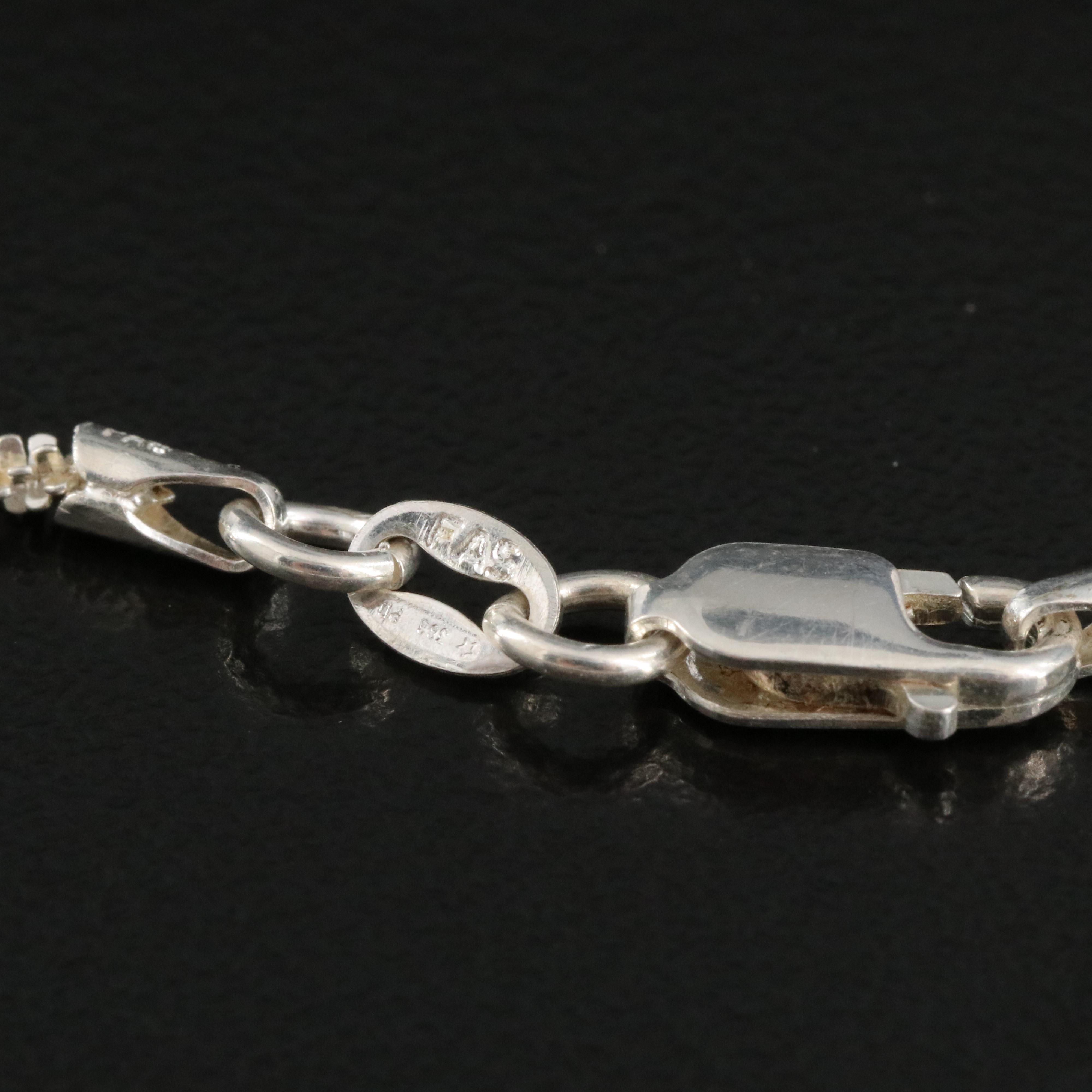 Italian Sterling Sparkle Chain Necklace