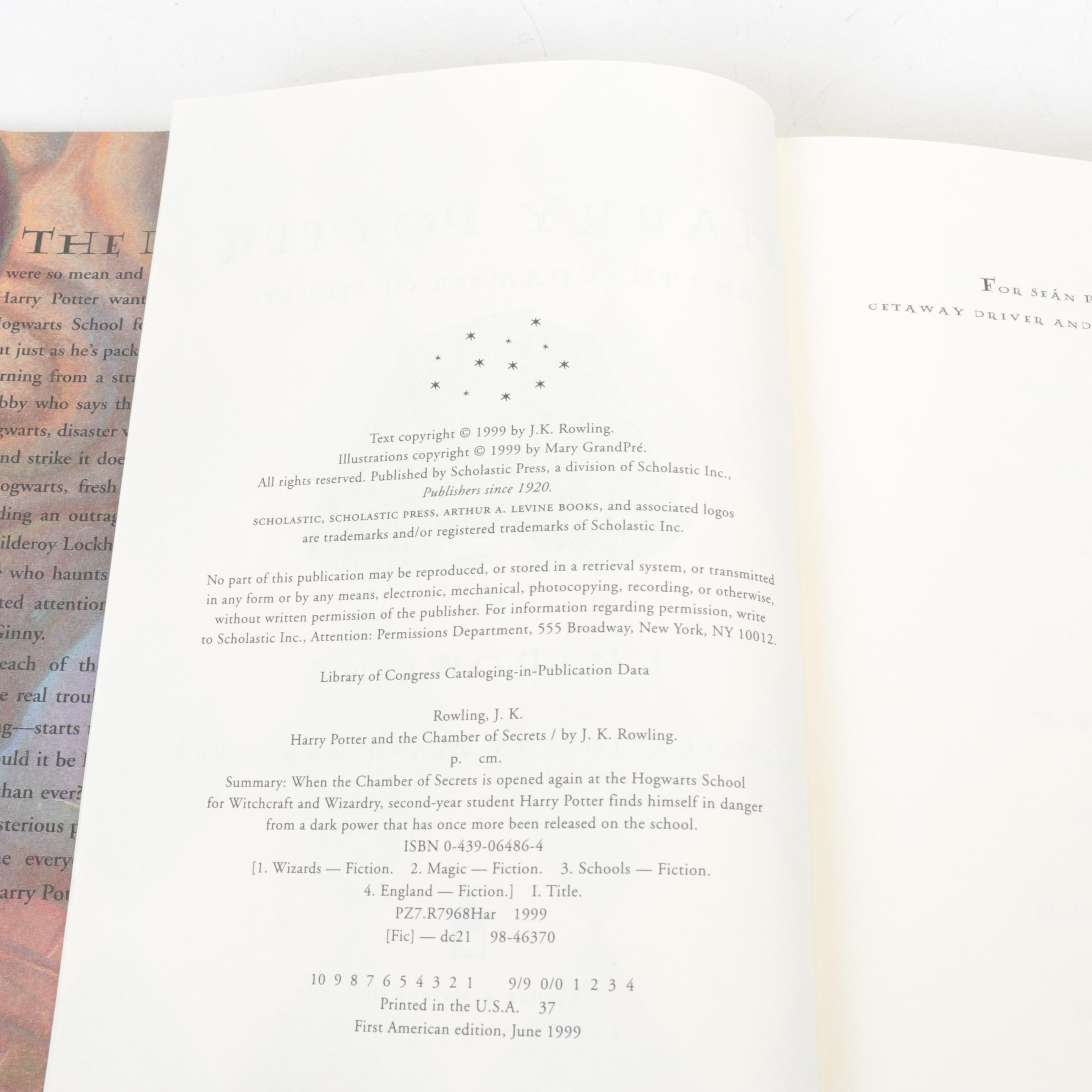 First American Edition "Harry Potter" Complete Series by J. K. Rowling