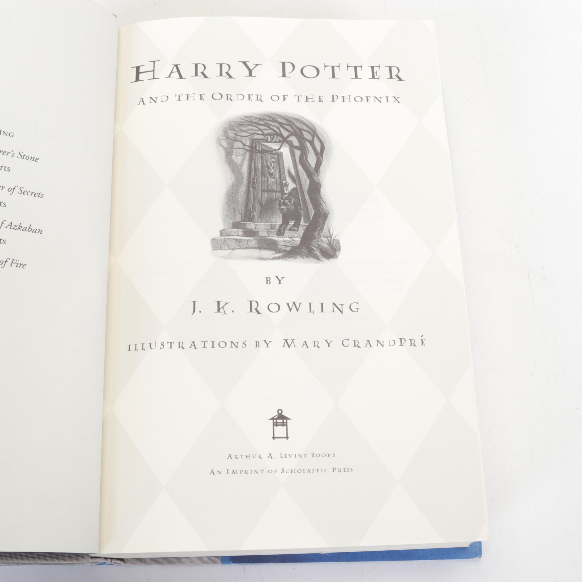 First American Edition "Harry Potter" Complete Series by J. K. Rowling