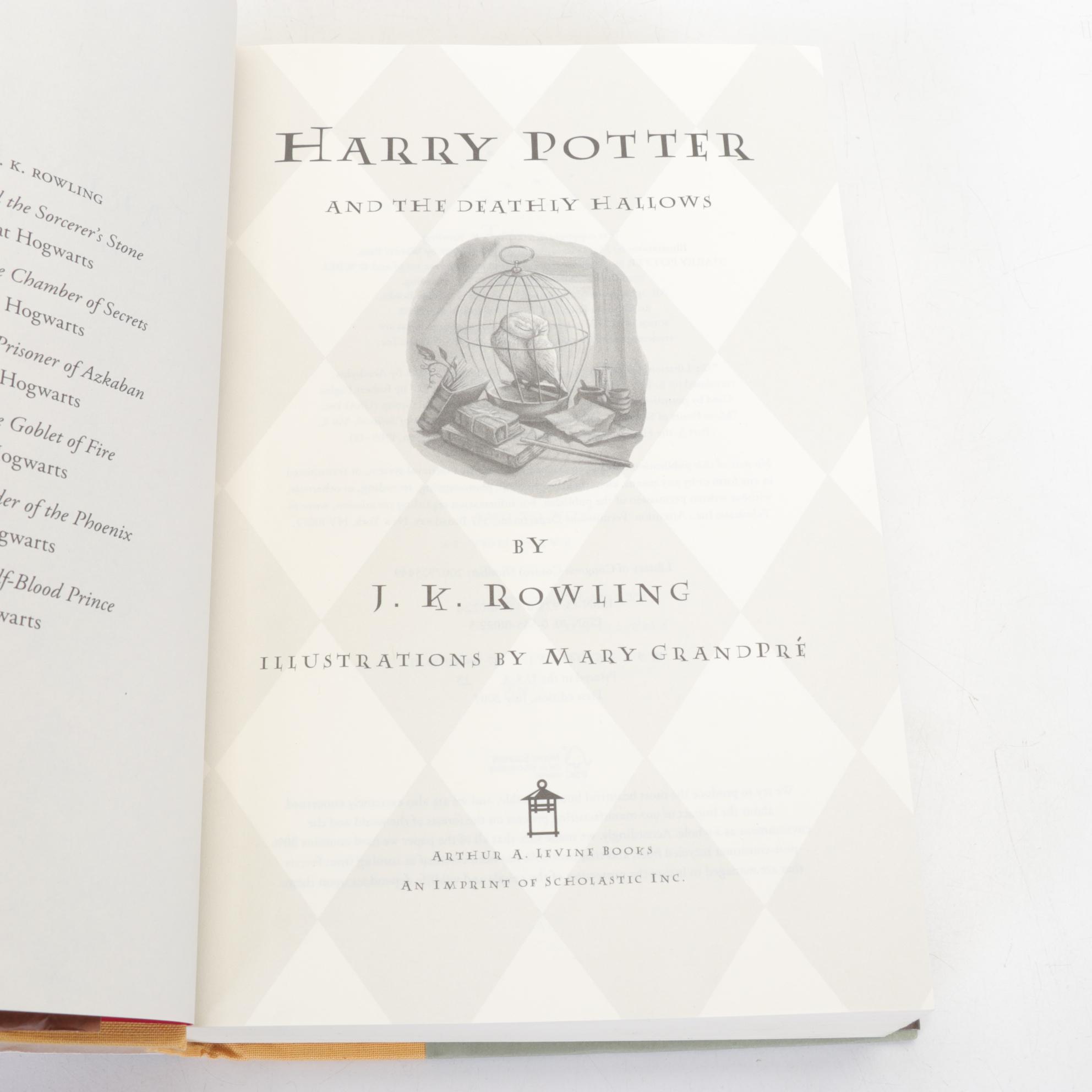 First American Edition "Harry Potter" Complete Series by J. K. Rowling