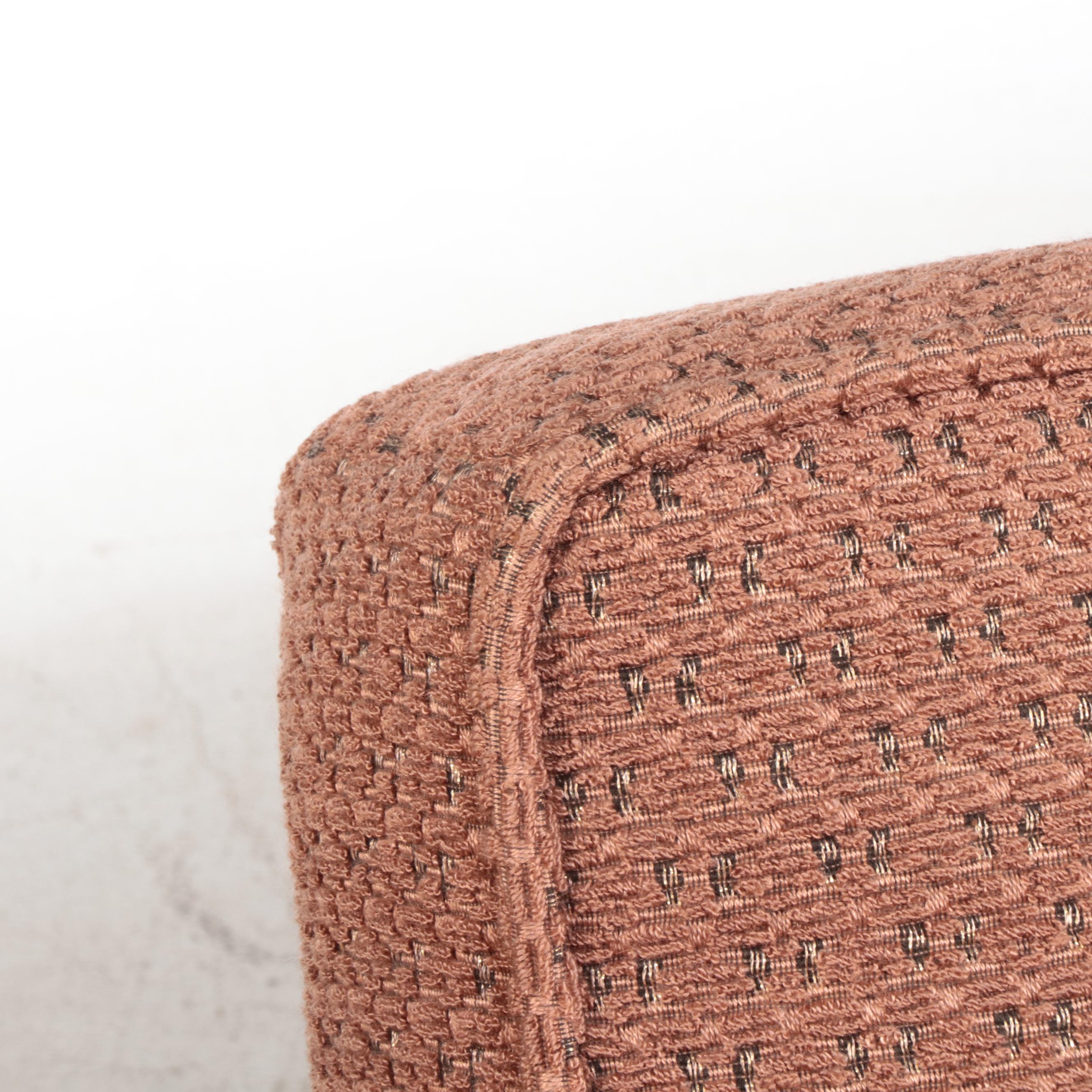 Artistic Mid Century Modern Style Upholstered Modular Sofa, Mid to Late 20th C.