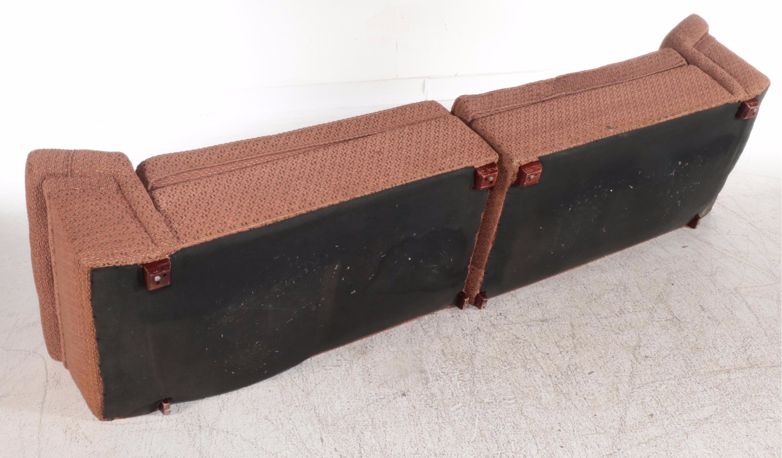 Artistic Mid Century Modern Style Upholstered Modular Sofa, Mid to Late 20th C.