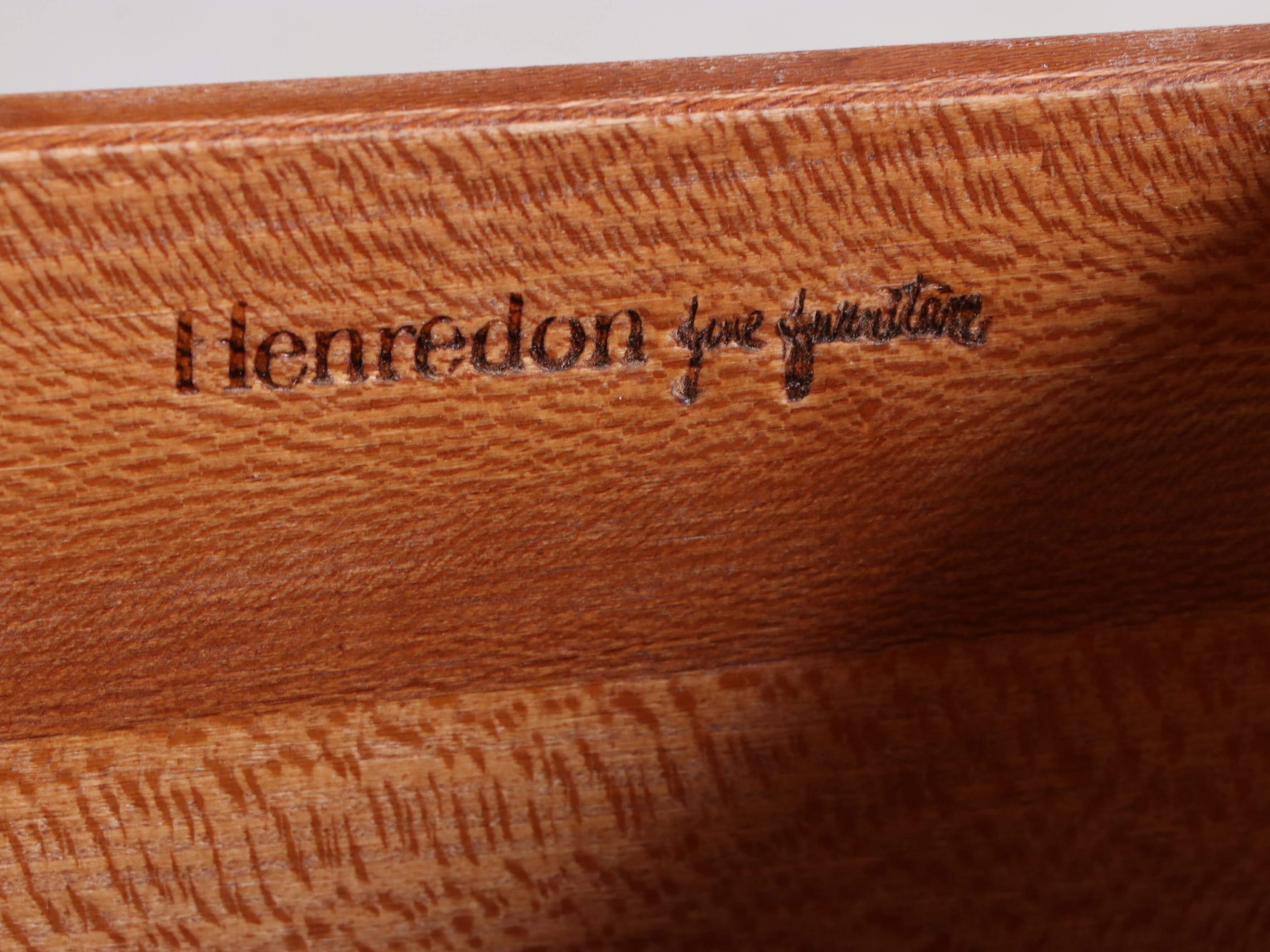 Three-Piece Henredon Campaign Style Brass-Mounted Walnut Bedroom Set