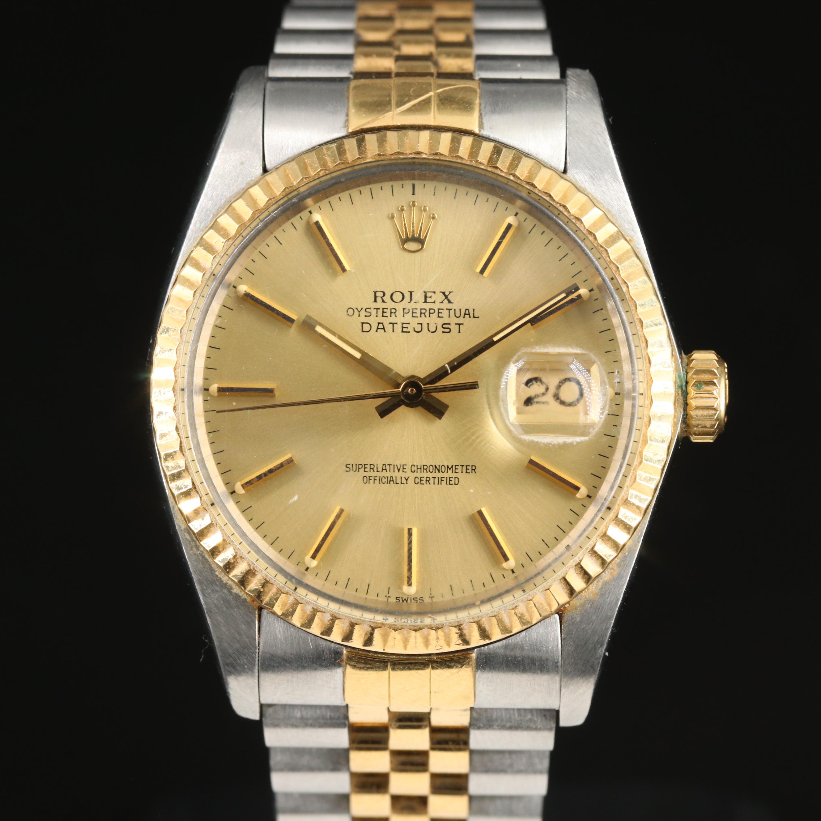 1984 Rolex Oyster Perpetual Datejust Watch