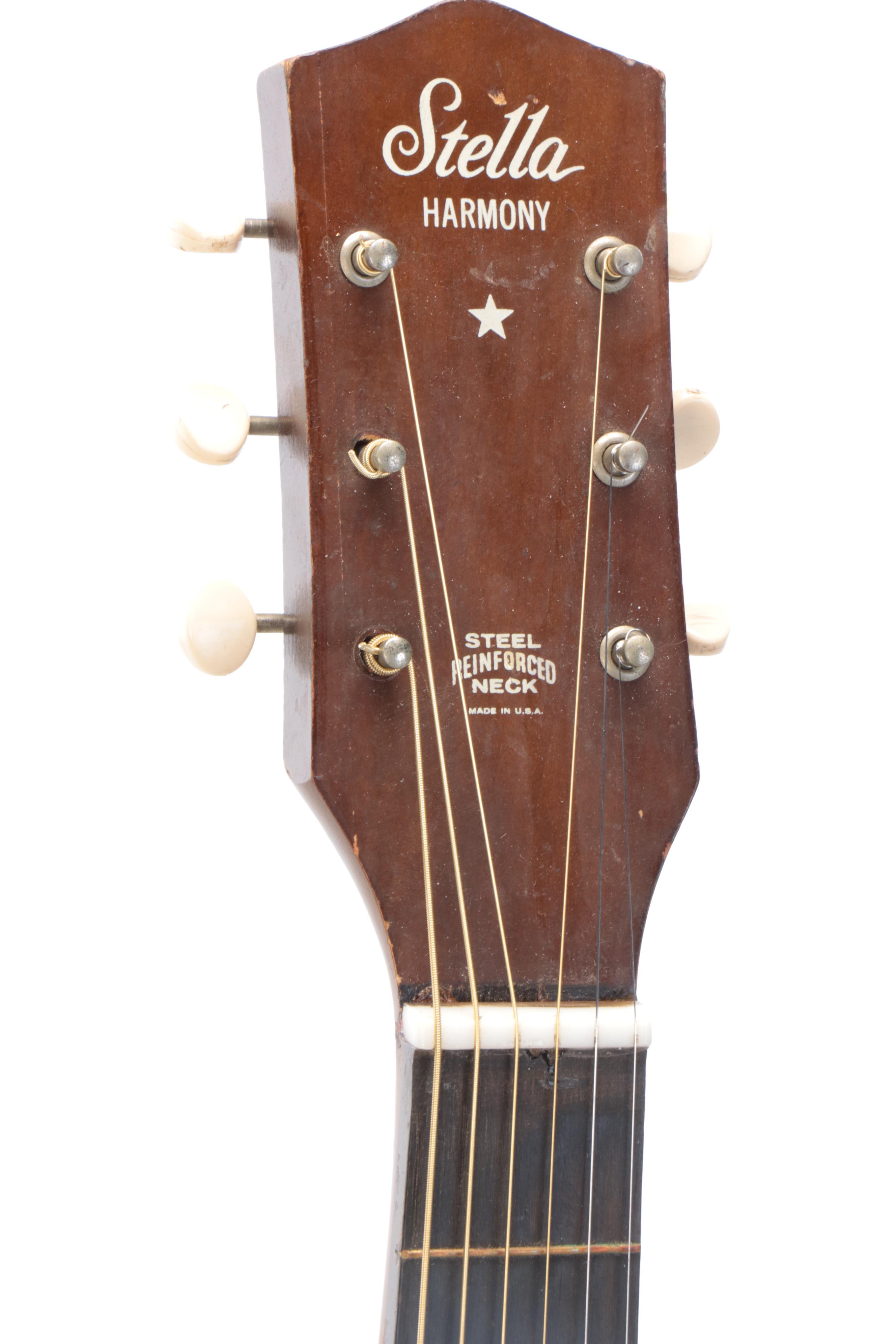 Stella Harmony Right-Handed Acoustic Guitar
