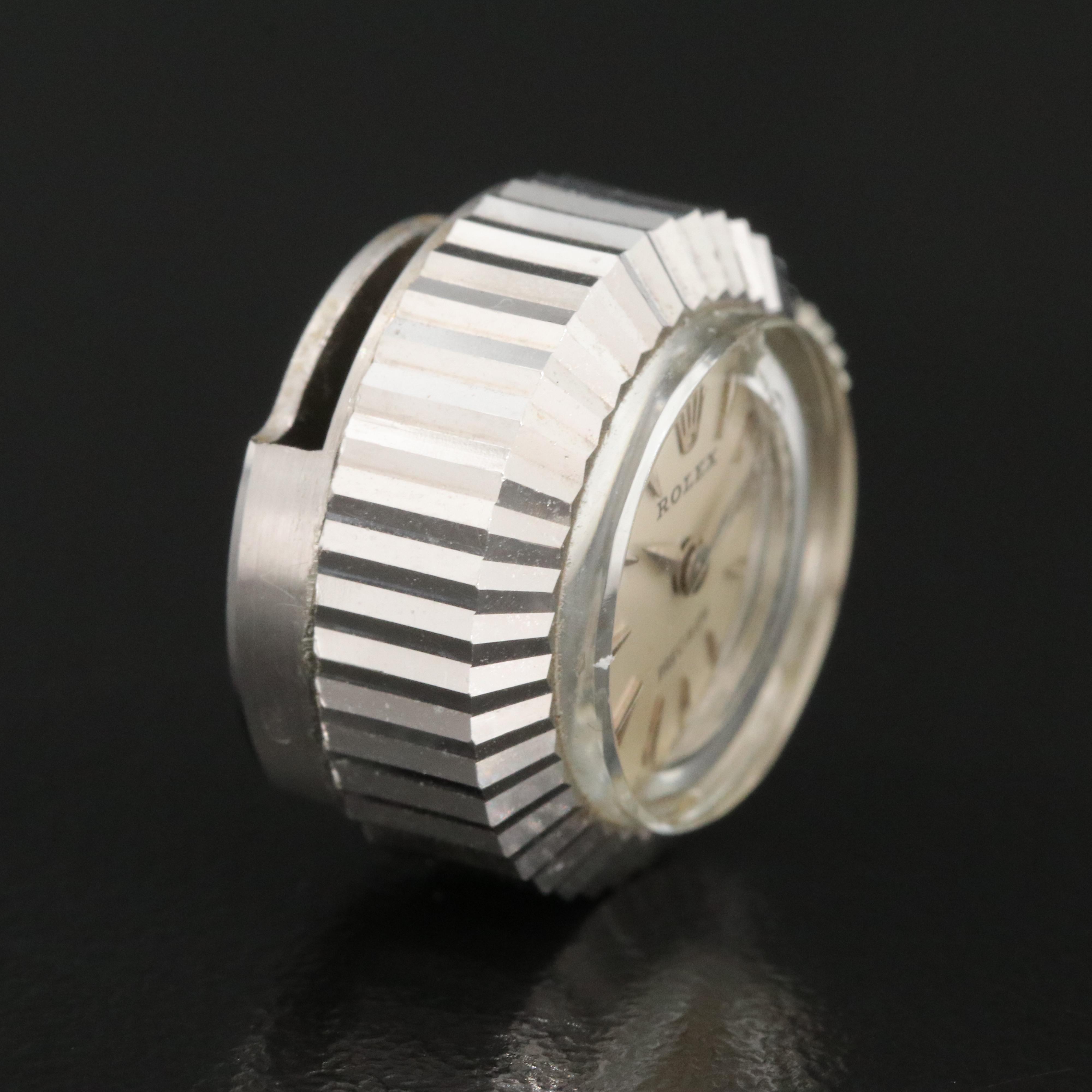 18K Rolex Precision Chamelon Style Watch