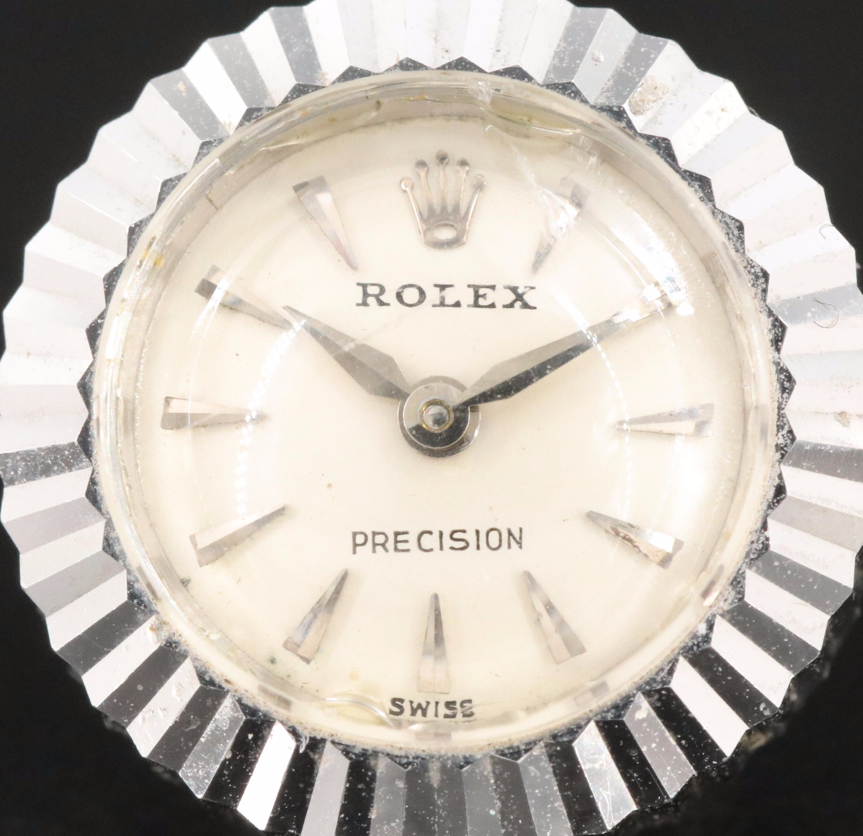 18K Rolex Precision Chamelon Style Watch
