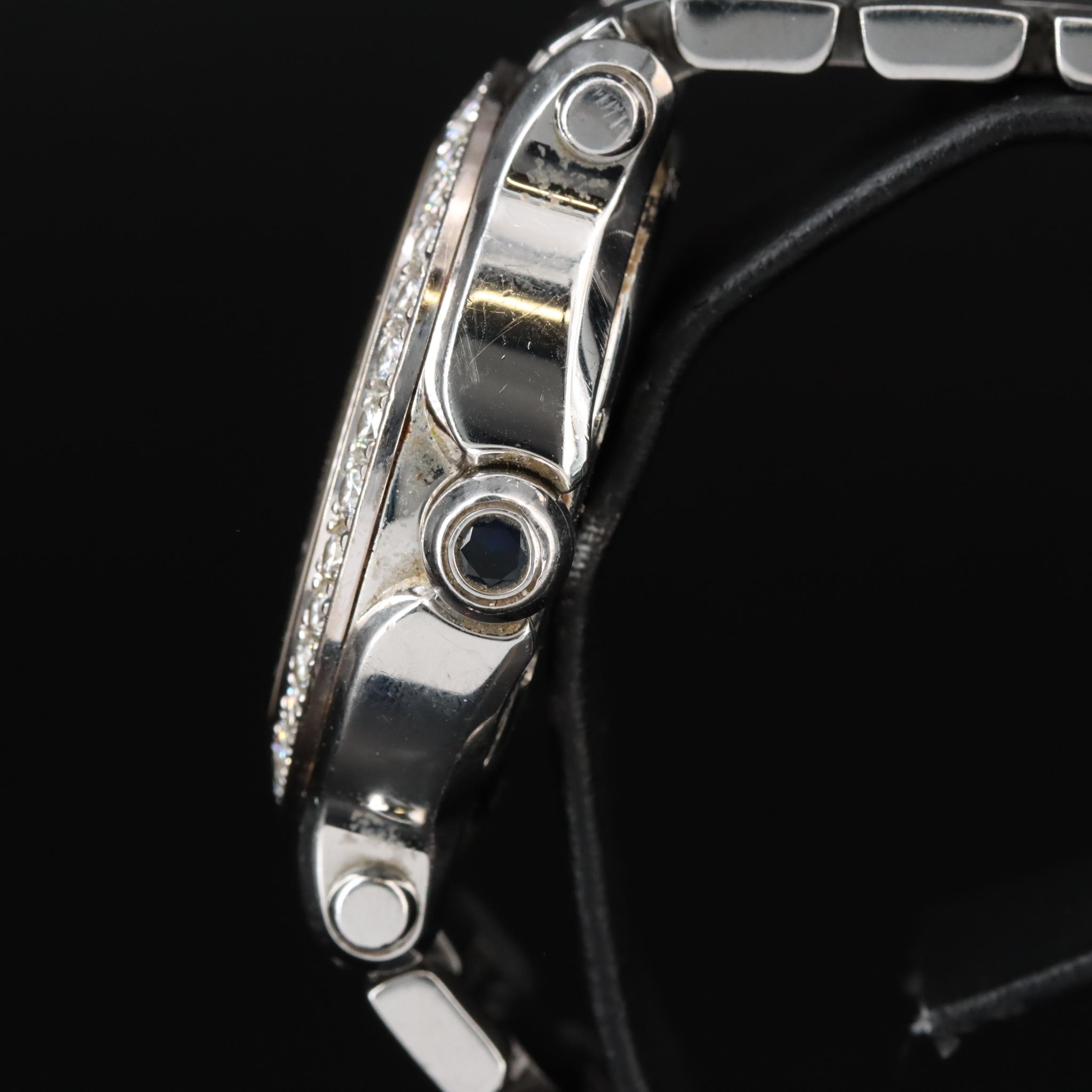 Chopard Happy Sport 2.36 CTW Custom Diamond Bezel Watch