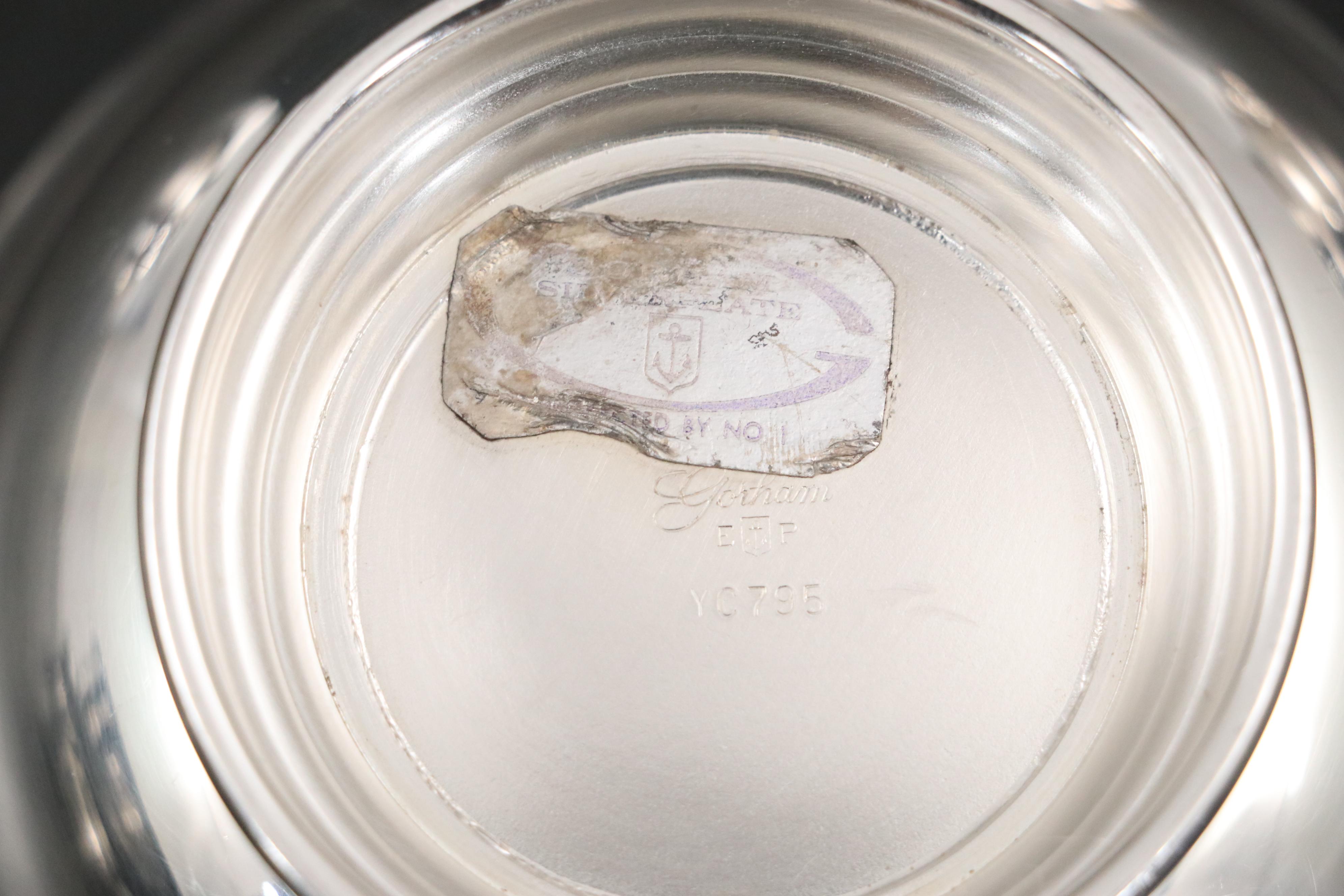 Gorham Paul Revere Bowls with Silver Plate Serveware Collection