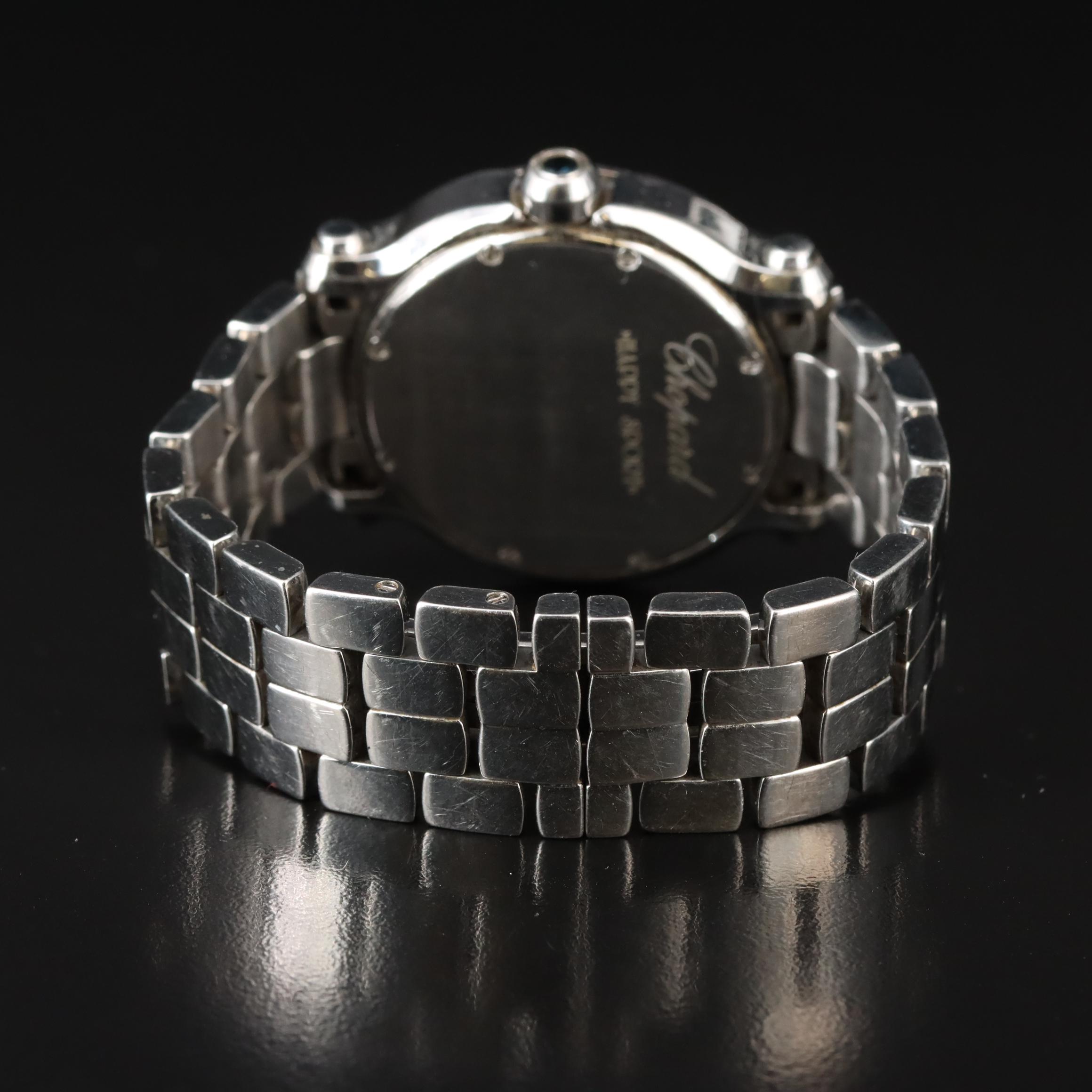 Chopard Happy Sport 2.36 CTW Custom Diamond Bezel Watch