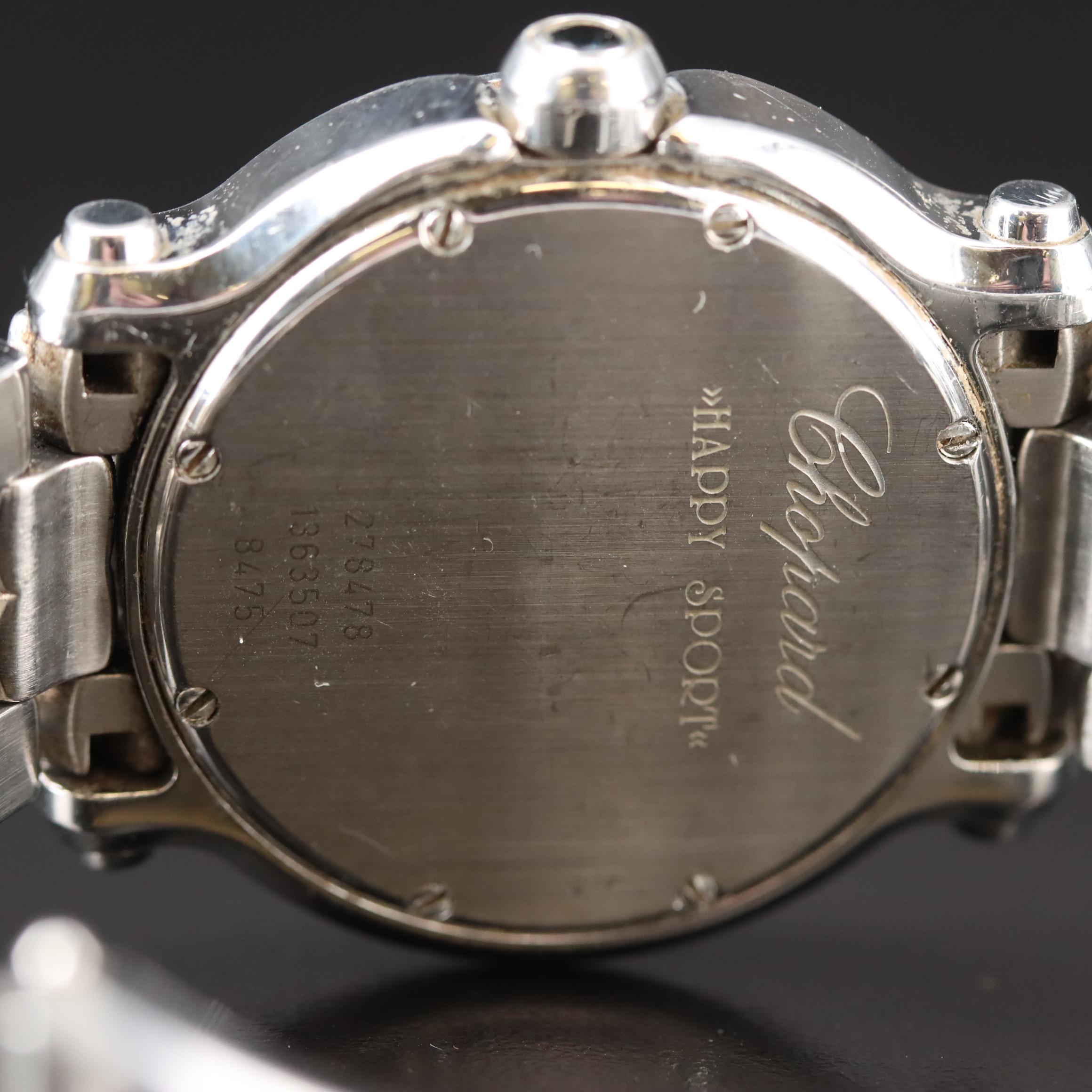 Chopard Happy Sport 2.36 CTW Custom Diamond Bezel Watch