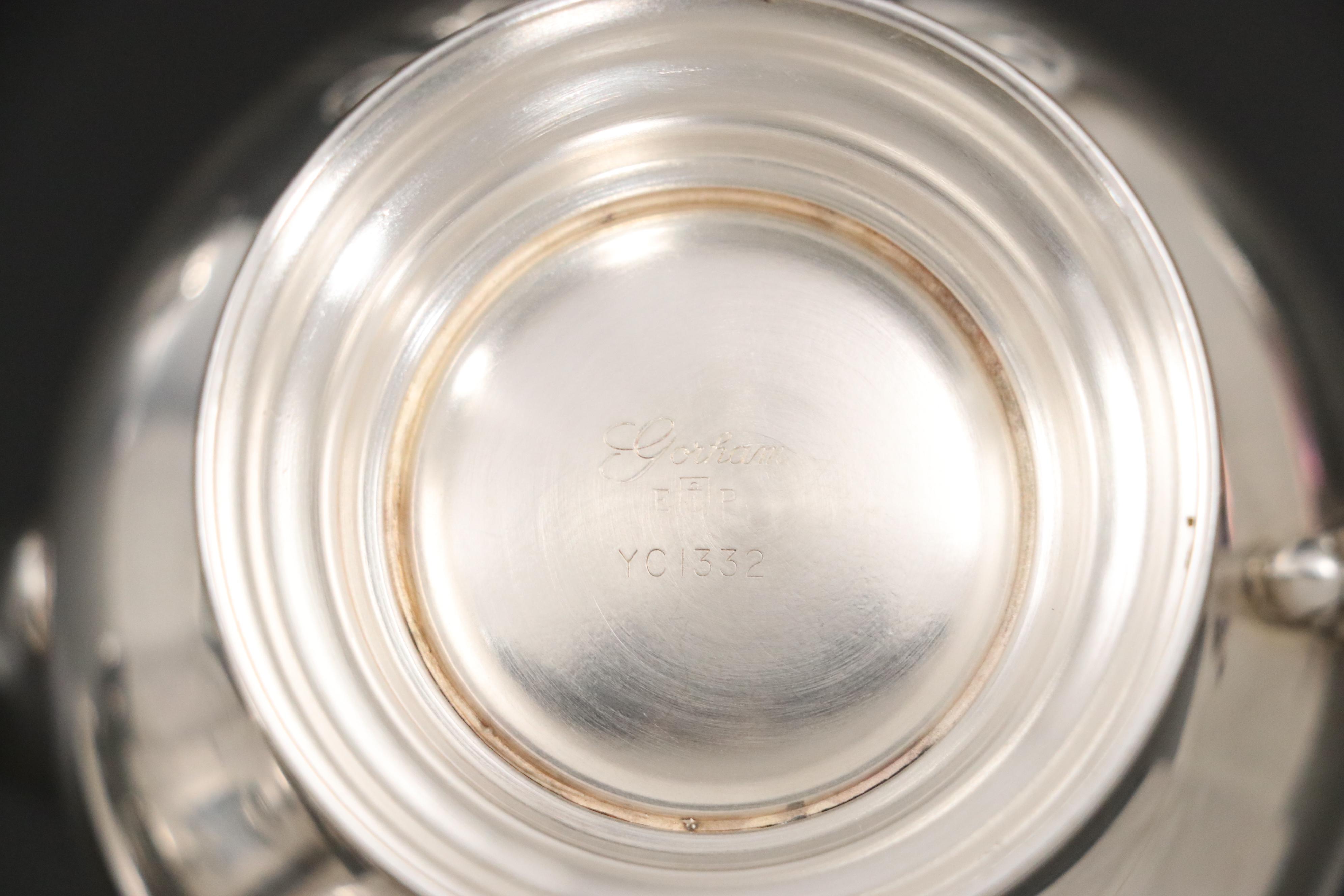 Gorham Paul Revere Bowls with Silver Plate Serveware Collection