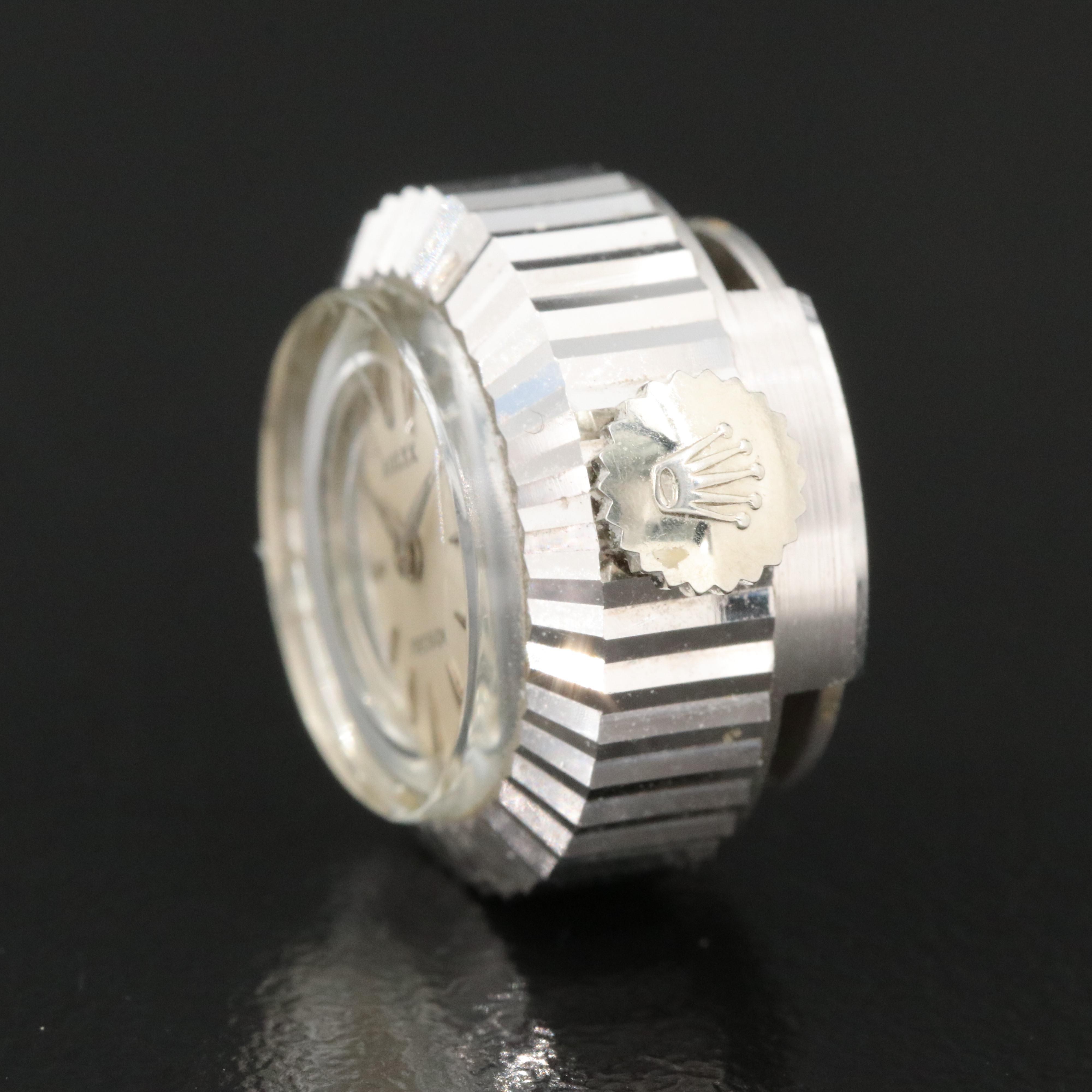 18K Rolex Precision Chamelon Style Watch