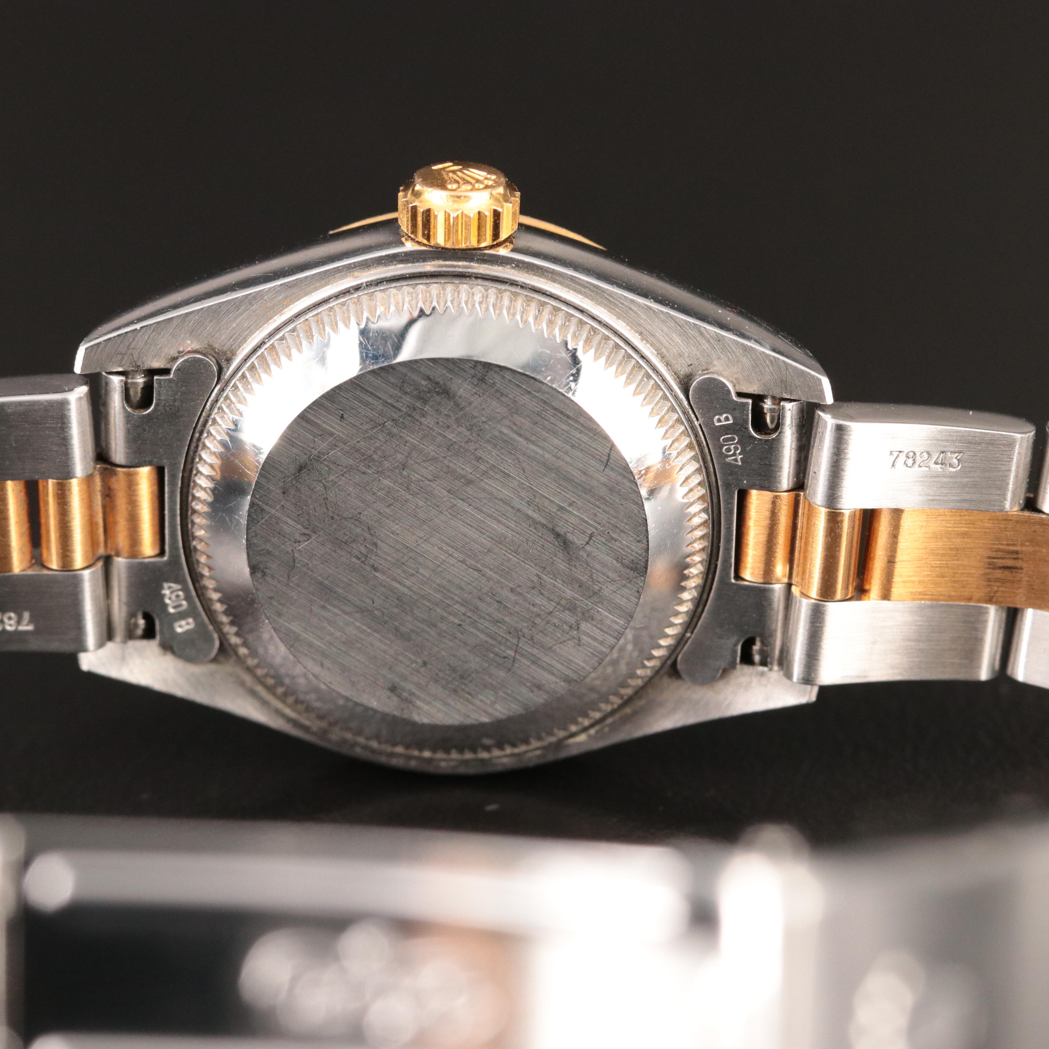 2003 Rolex Custom Diamond Dial Datejust Watch
