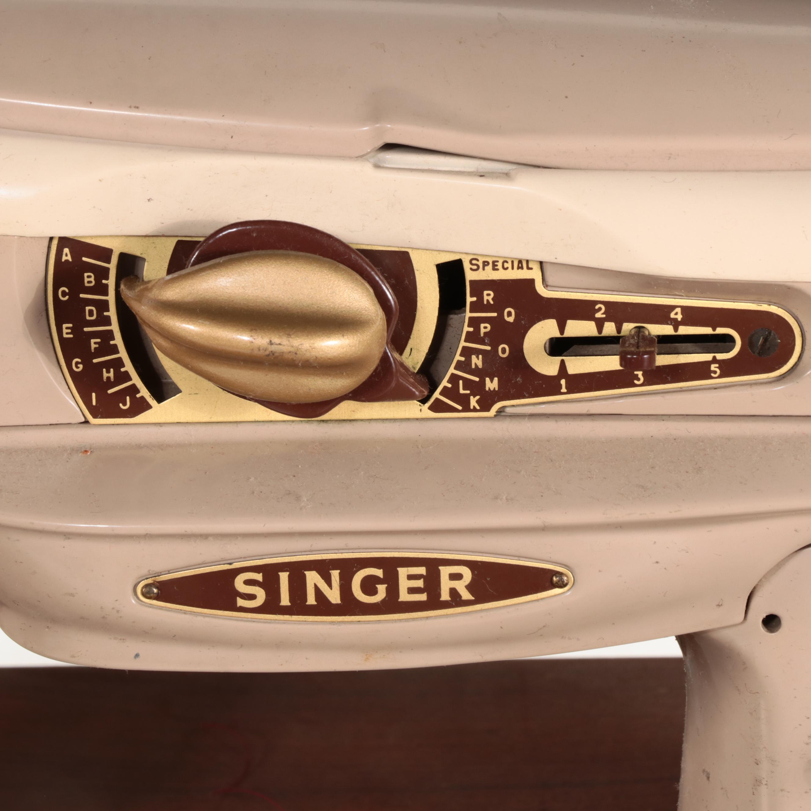Singer Model 500A Sewing Machine, Mid 20th Century