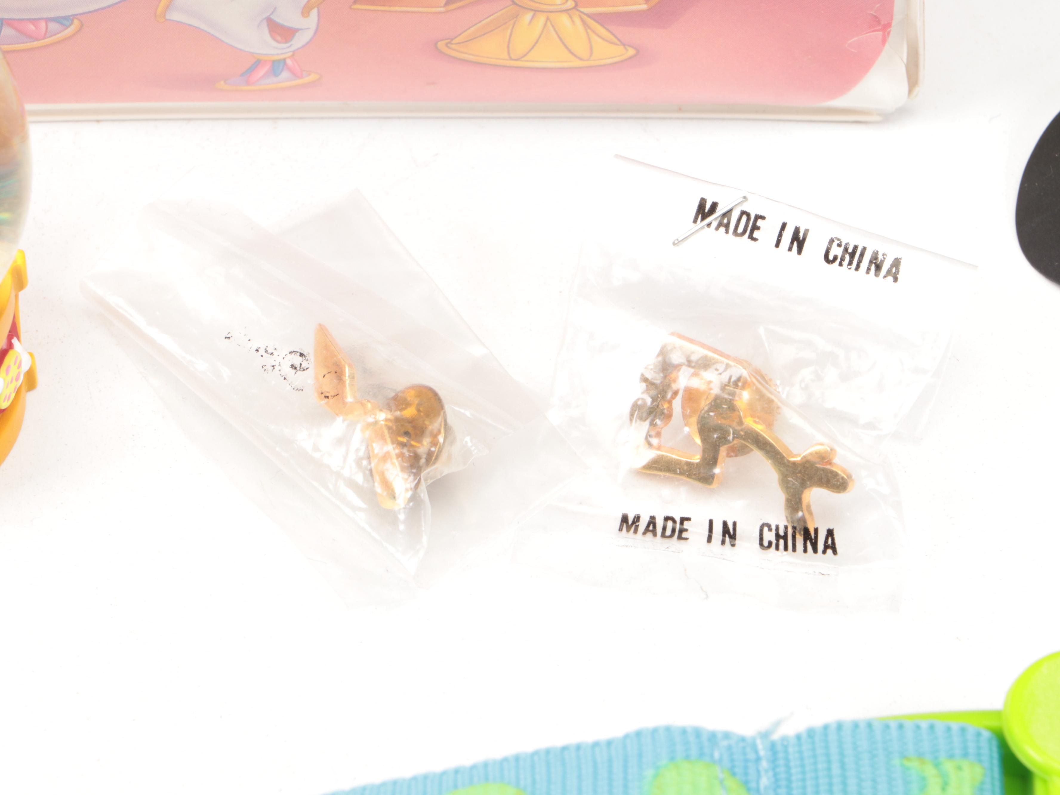 Disney Classics VHS Tapes, Disney Pins, and "Pooh Pals'' Mini Ornaments