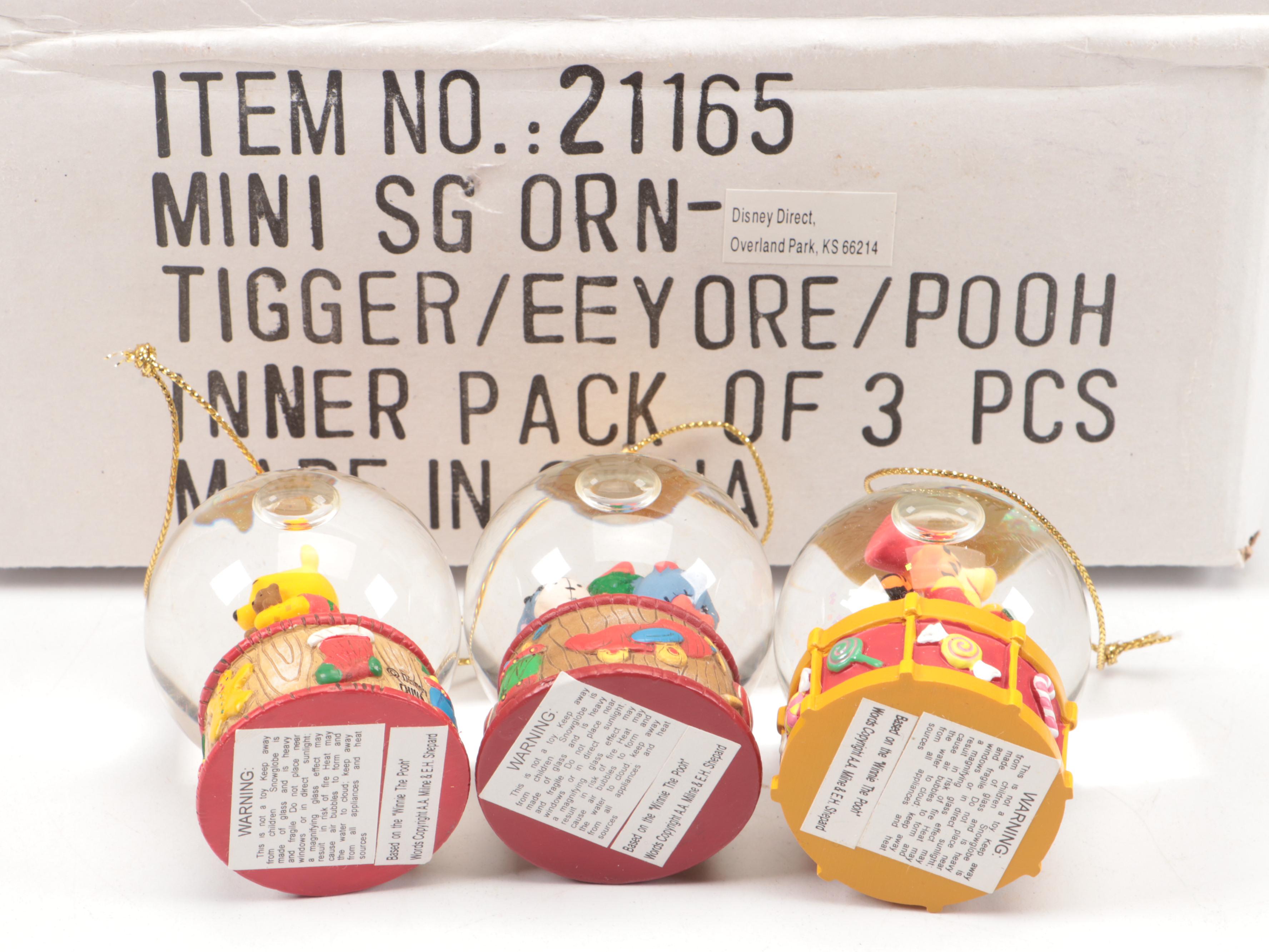 Disney Classics VHS Tapes, Disney Pins, and "Pooh Pals'' Mini Ornaments