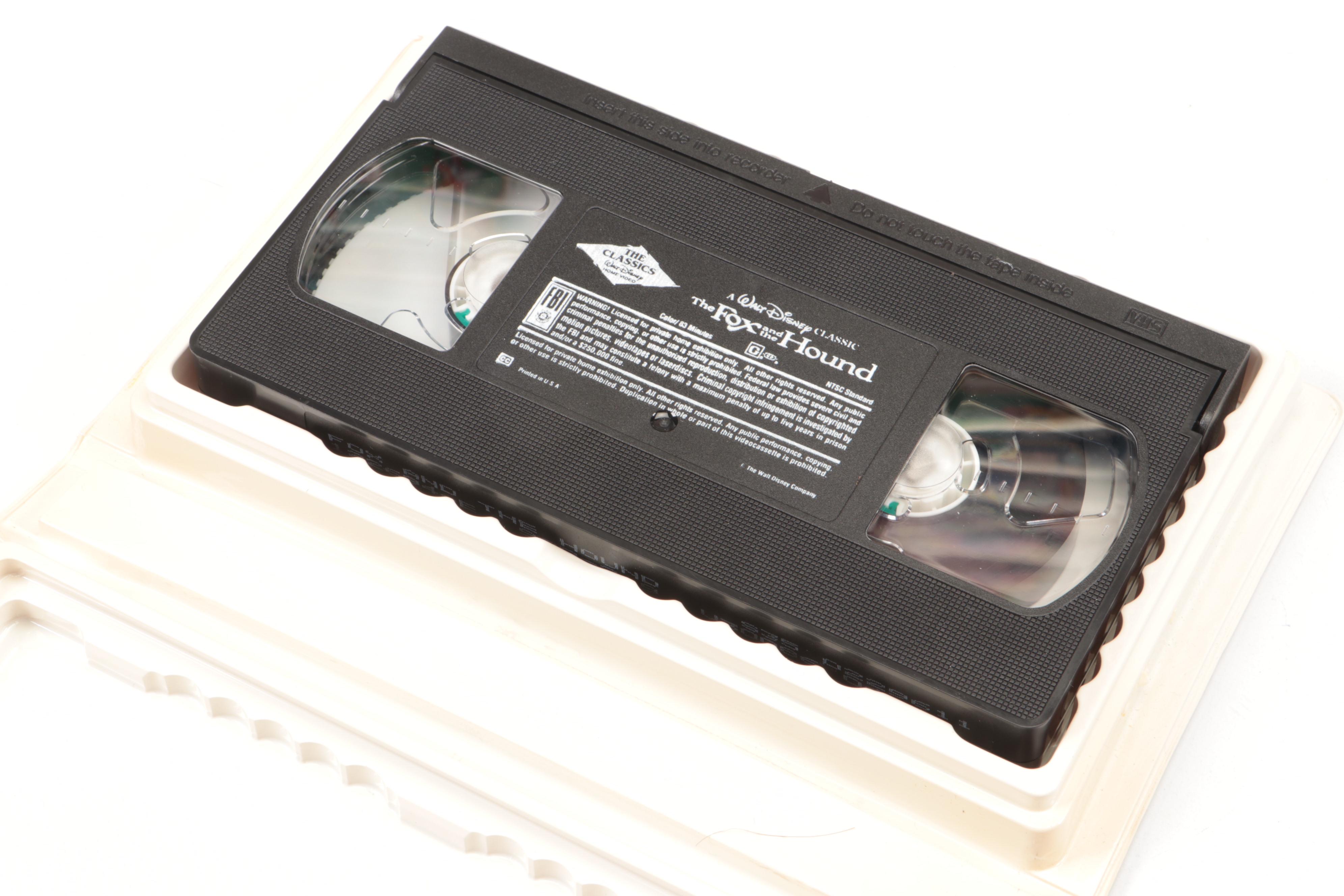 Disney Classics VHS Tapes, Disney Pins, and "Pooh Pals'' Mini Ornaments