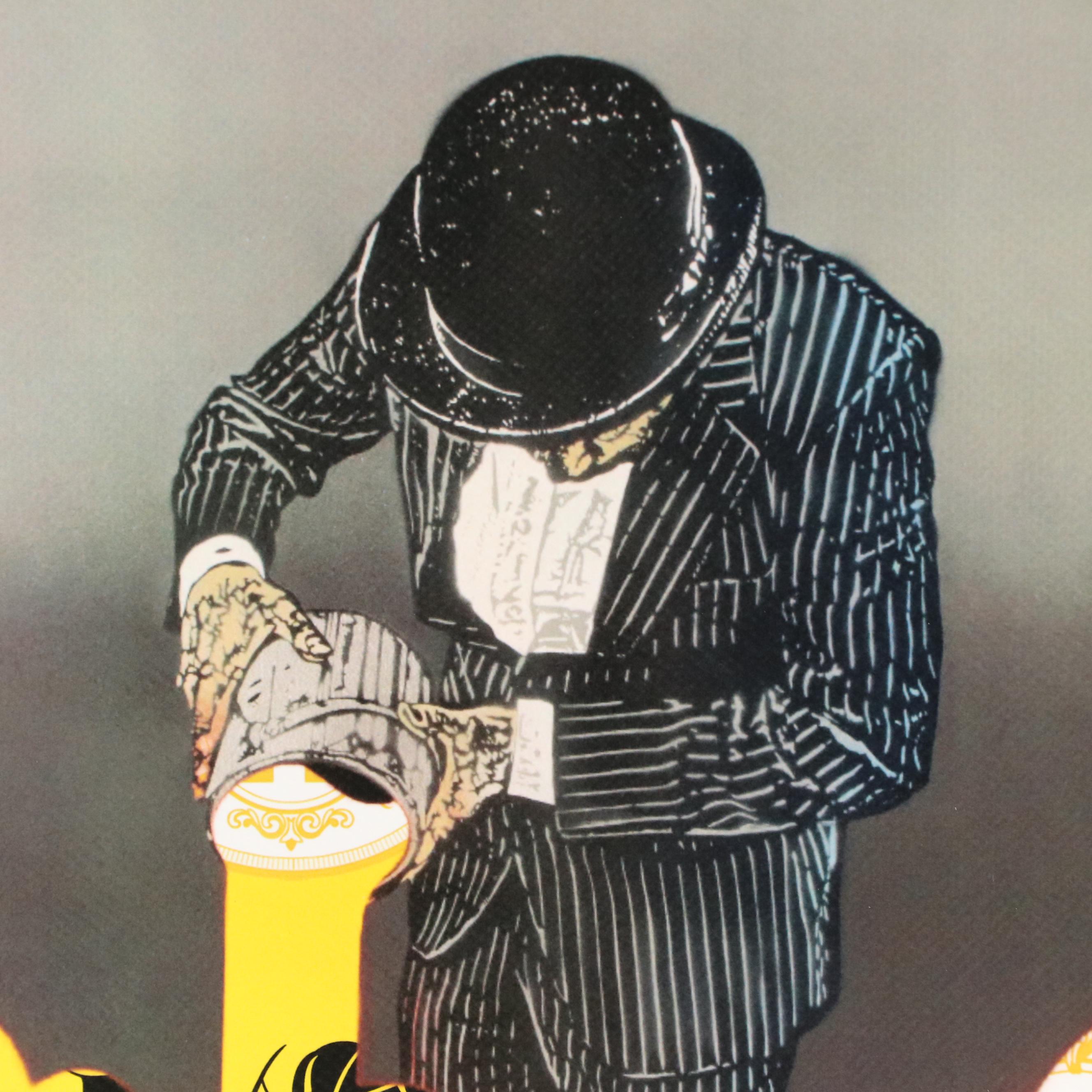 Death NYC Pop Art Graphic Print of Paint the Town Hermès