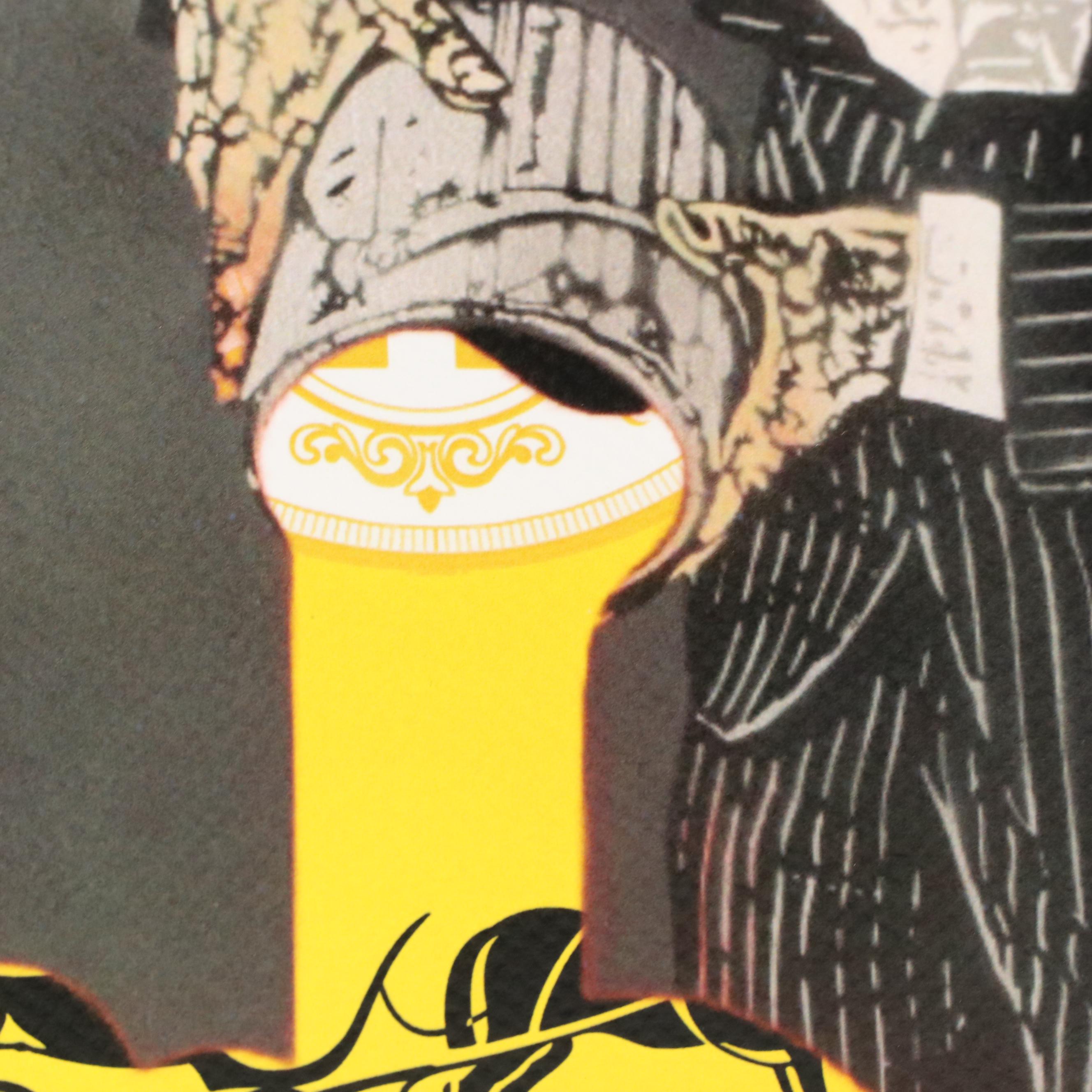 Death NYC Pop Art Graphic Print of Paint the Town Hermès