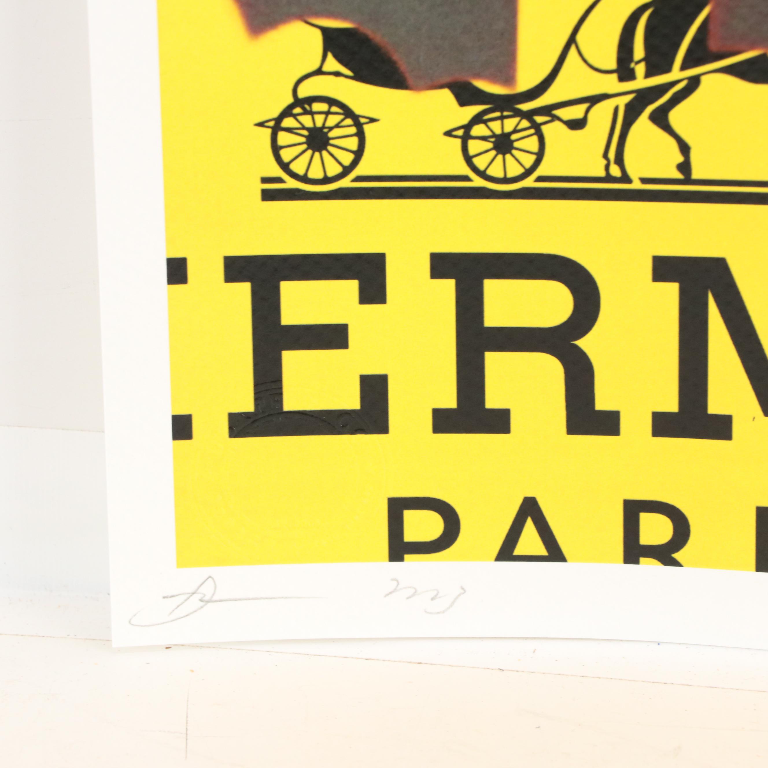 Death NYC Pop Art Graphic Print of Paint the Town Hermès