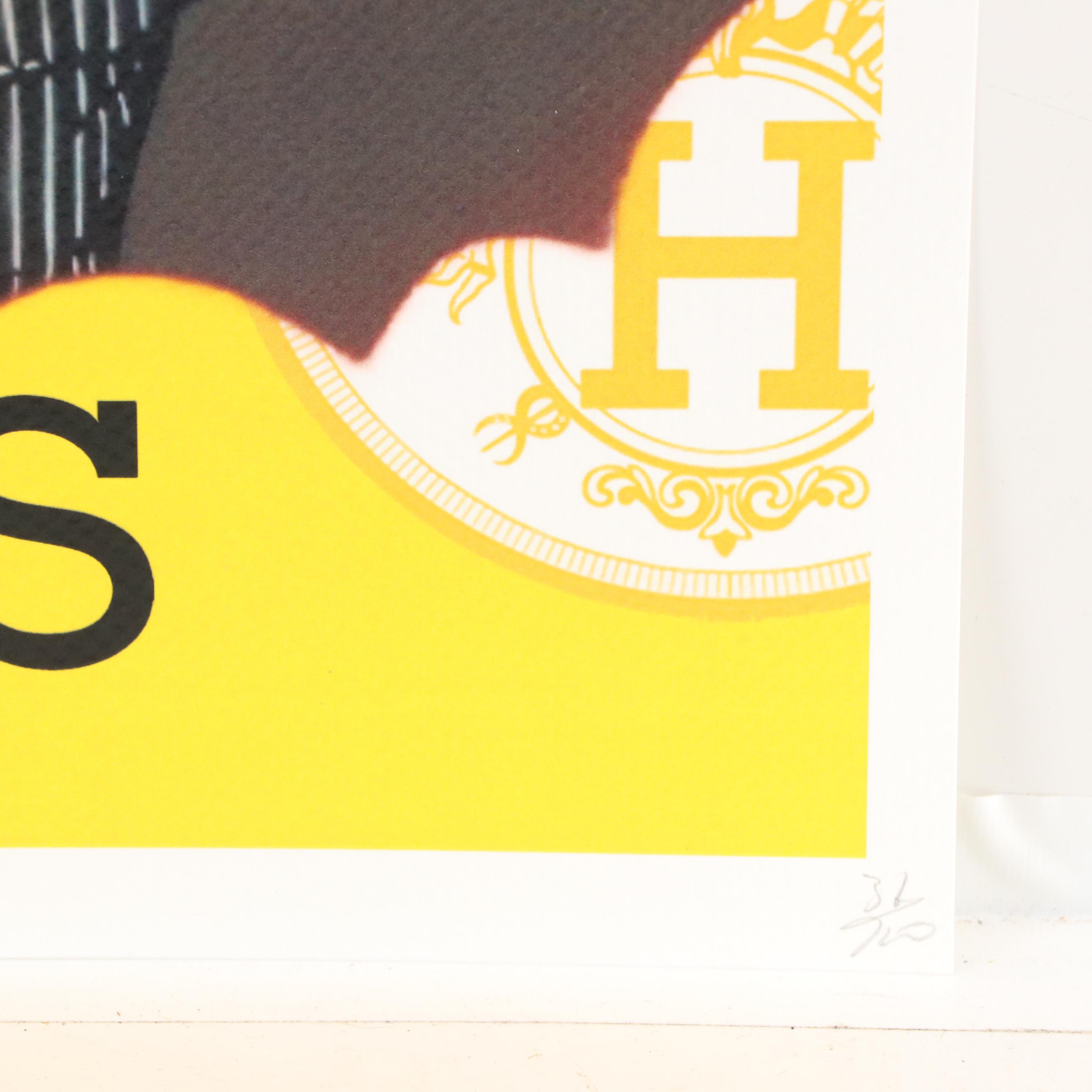 Death NYC Pop Art Graphic Print of Paint the Town Hermès