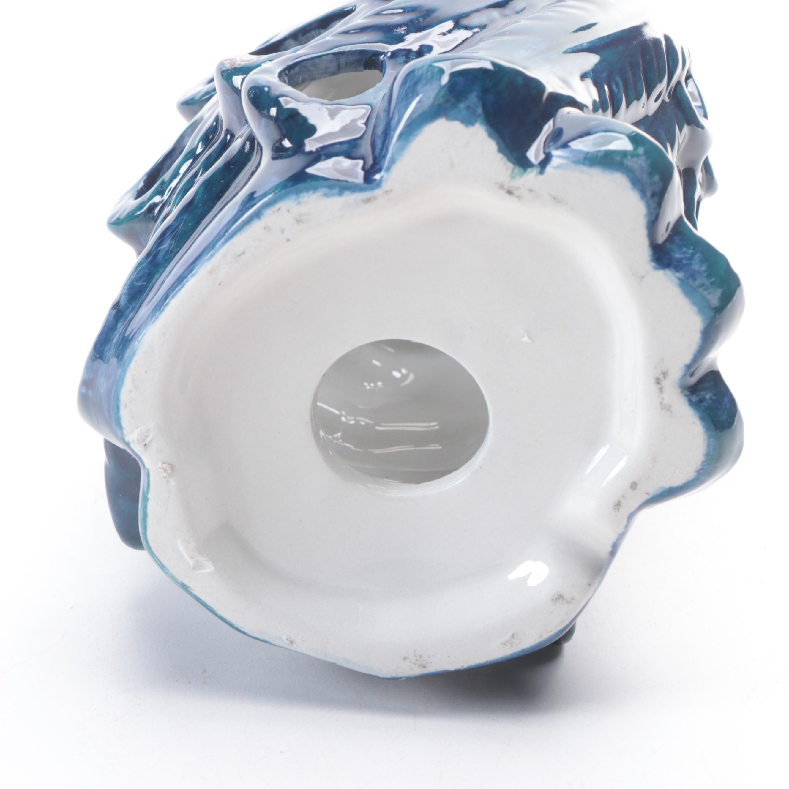 Pair of Andrea Sadek Chinese Imari Vases and Porcelain Peacock Figurine