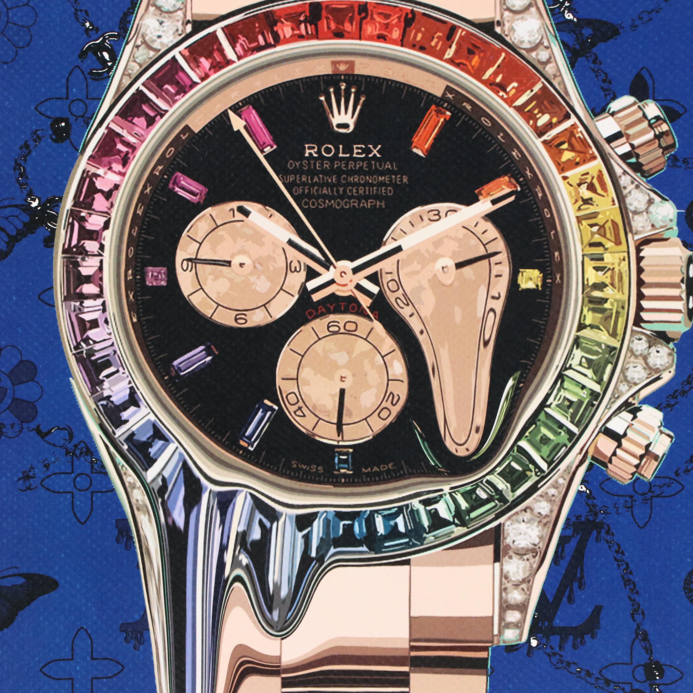 Death NYC Pop Art Graphic Print of Rolex Watch