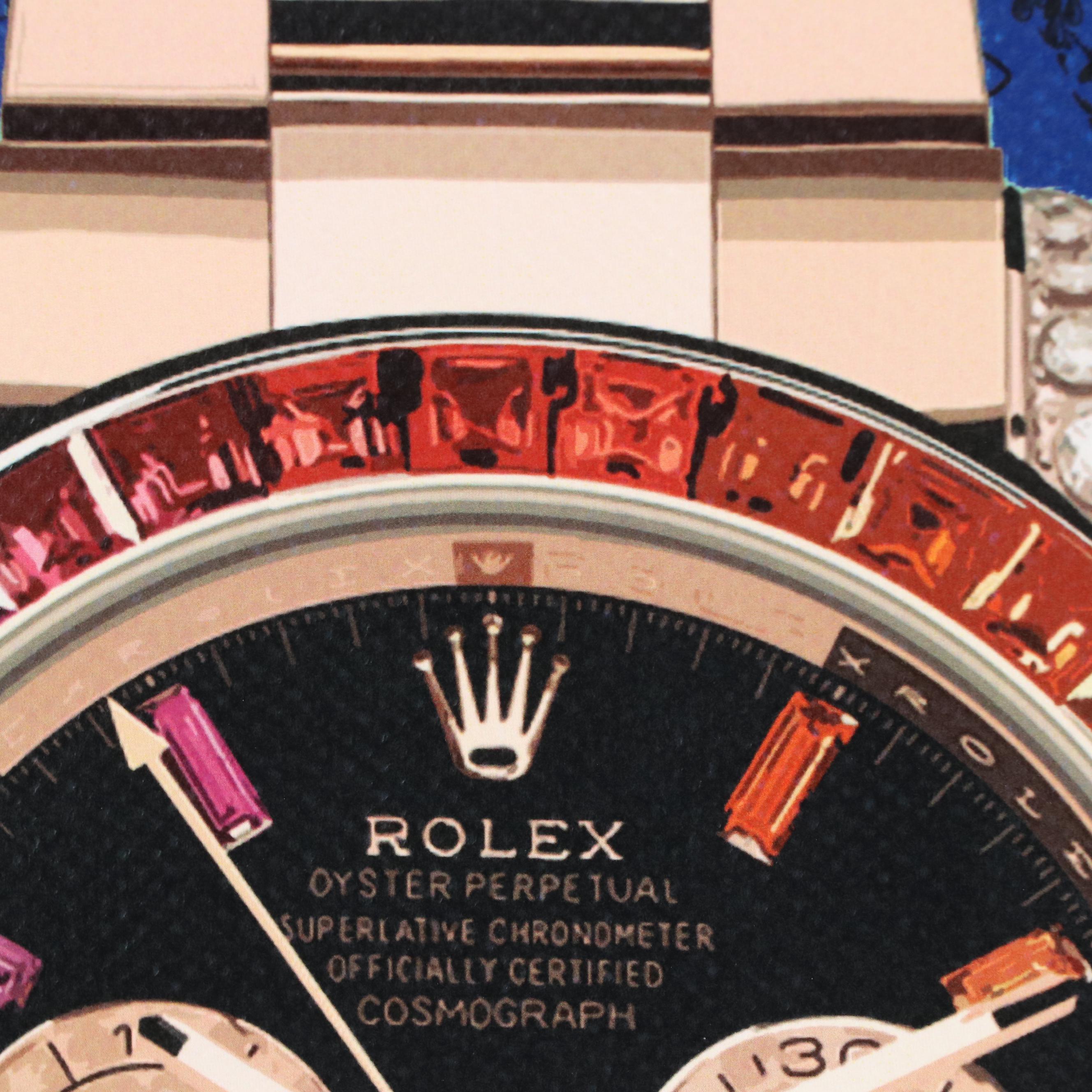 Death NYC Pop Art Graphic Print of Rolex Watch