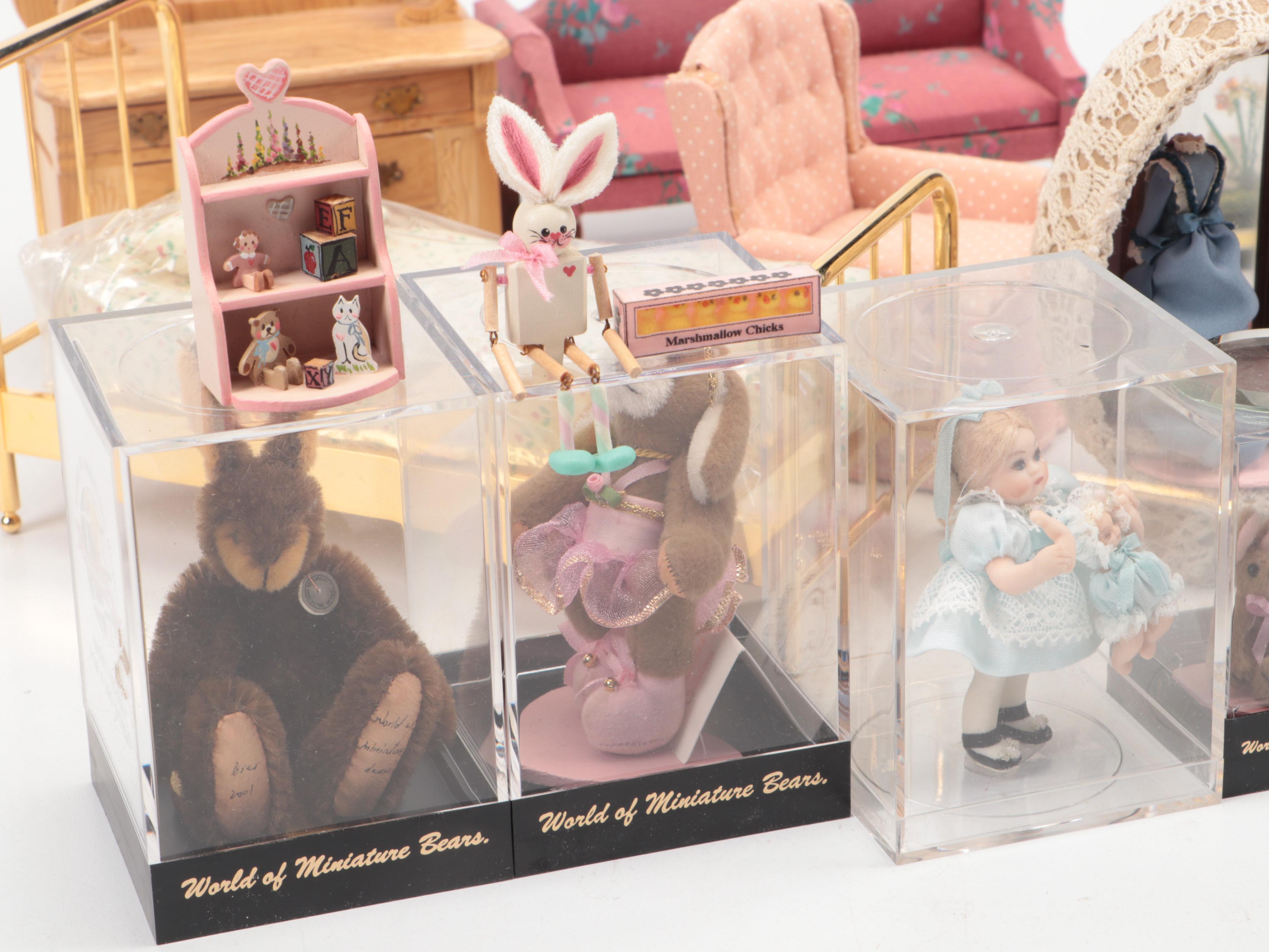 Egg Diorama with Easter-Themed Dioramas and Porcelain Dolls