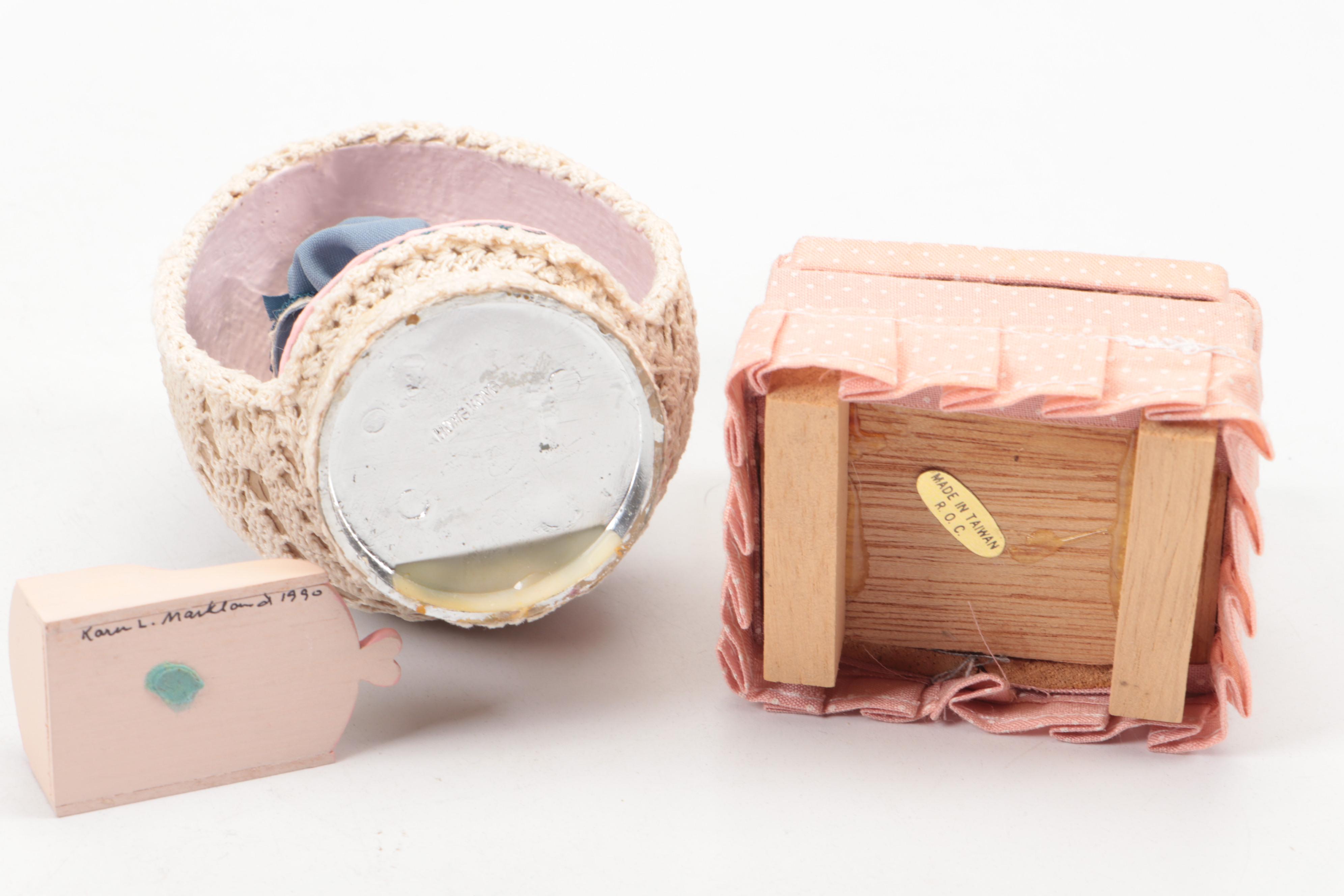 Egg Diorama with Easter-Themed Dioramas and Porcelain Dolls