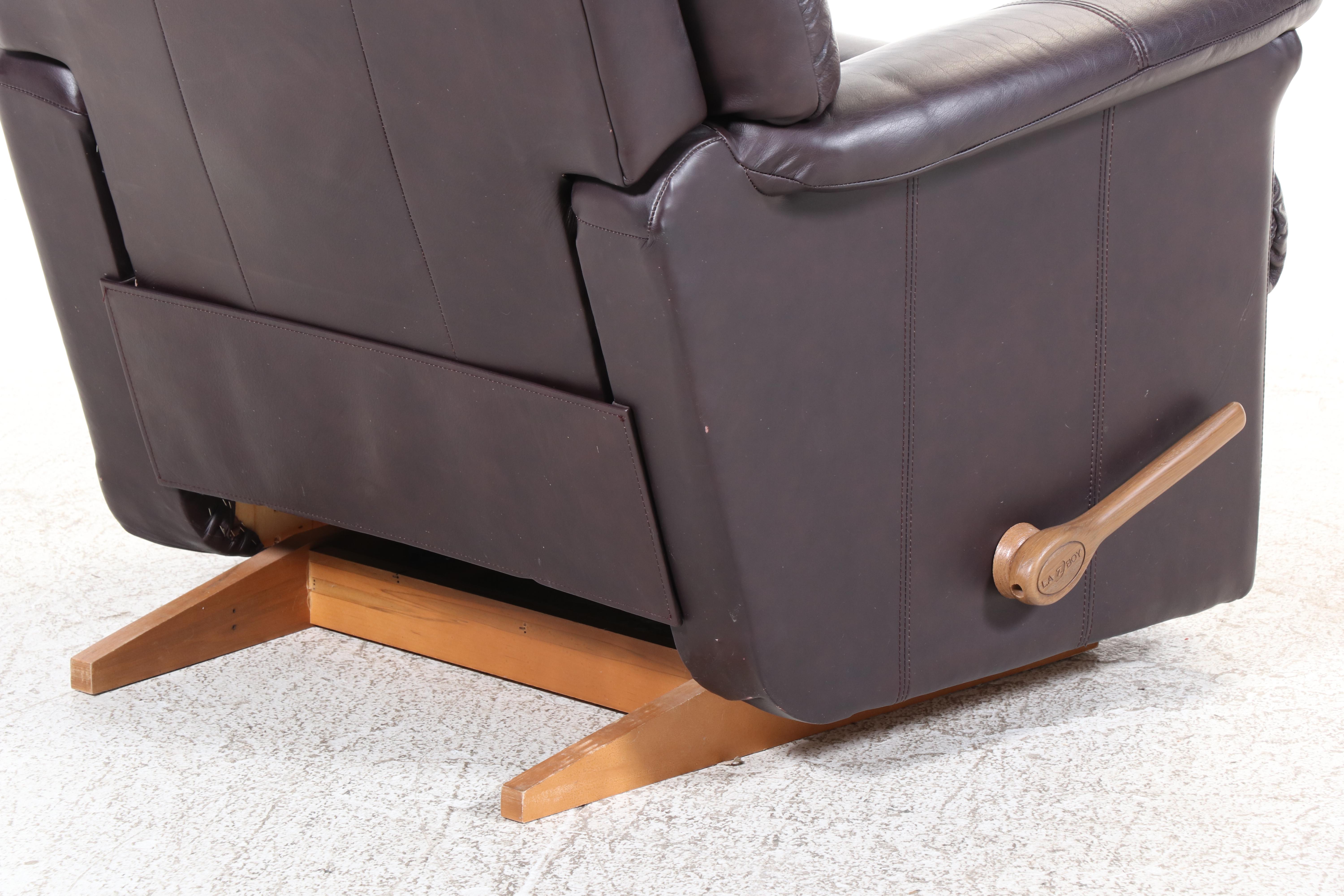 La-Z-Boy Leather Overstuffed Recliner
