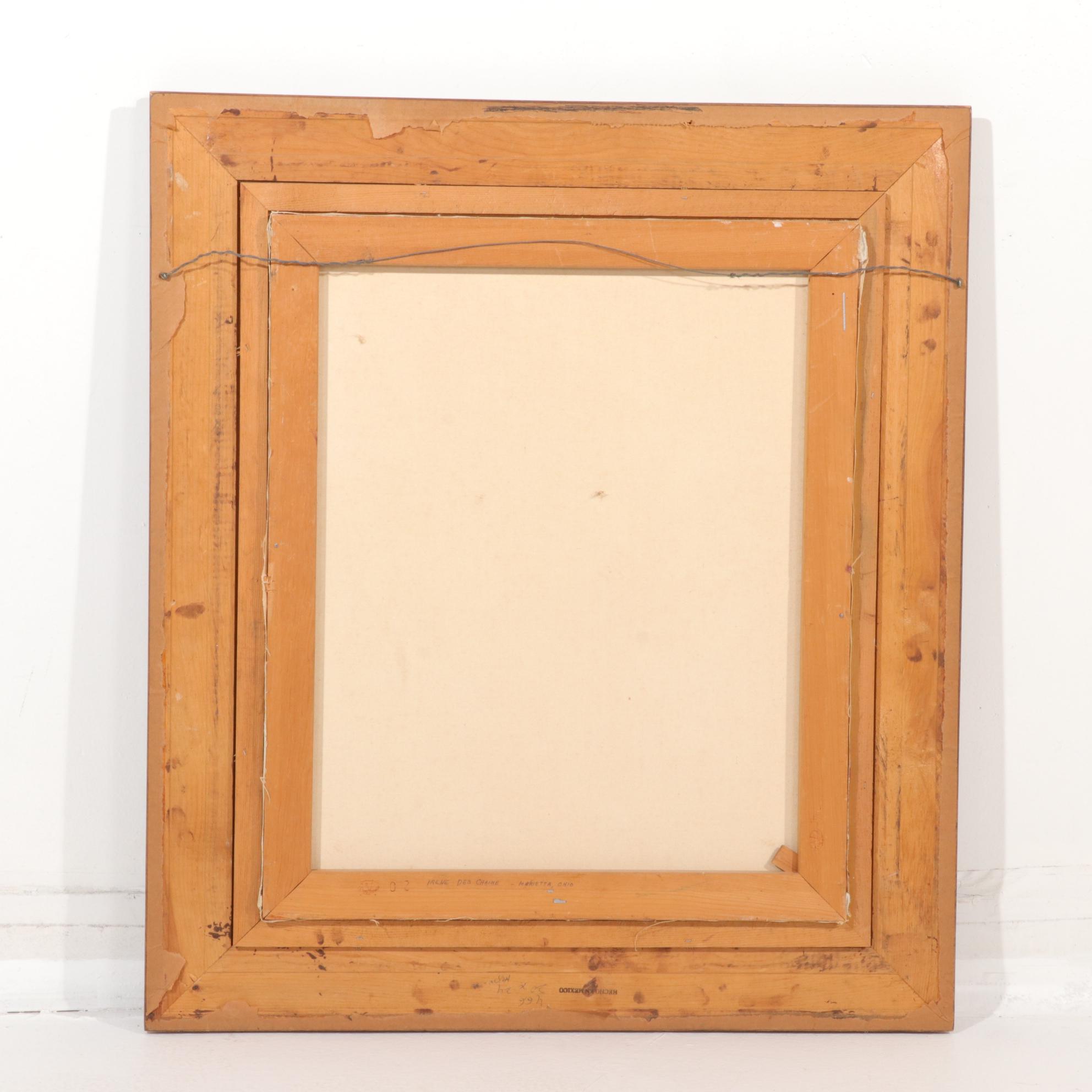 Native American Portrait Oil Painting "Walking Buffalo"