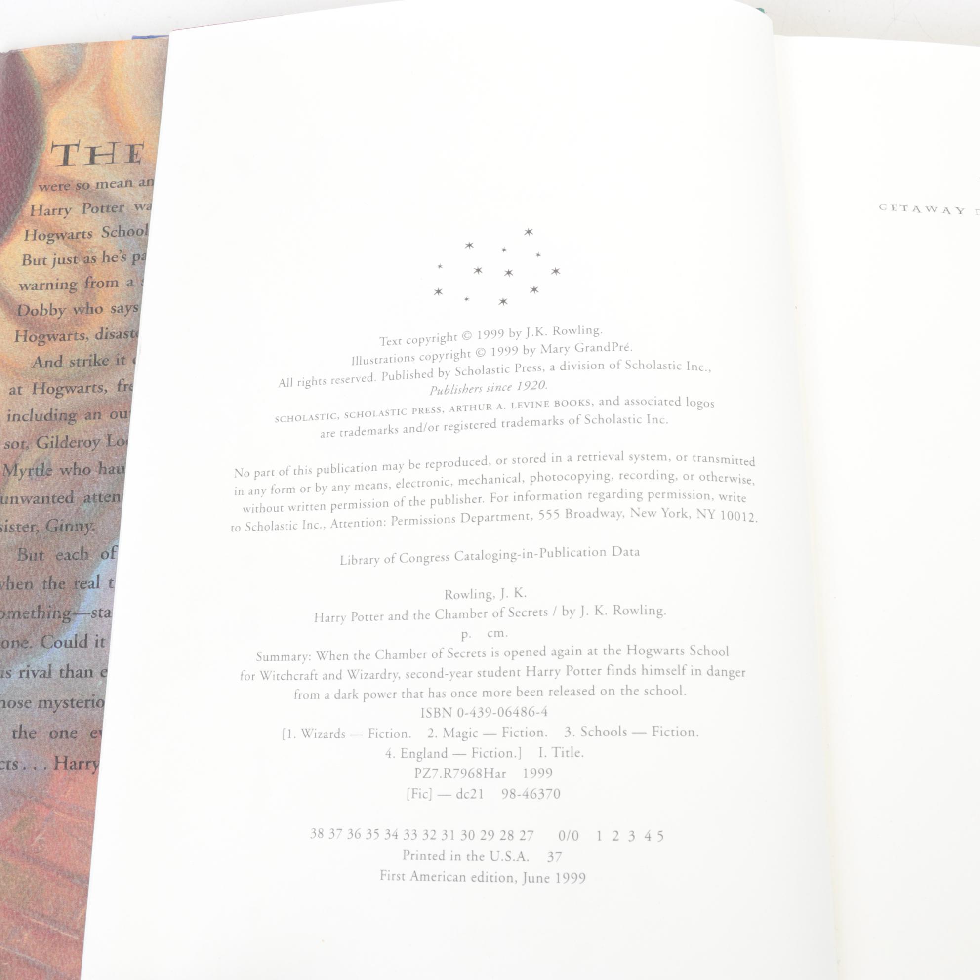 First American Edition "Harry Potter" Complete Series by J. K. Rowling