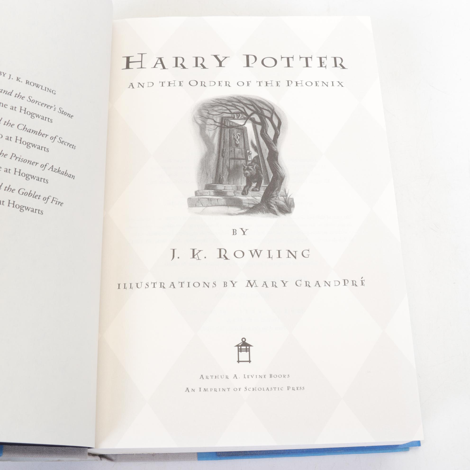 First American Edition "Harry Potter" Complete Series by J. K. Rowling