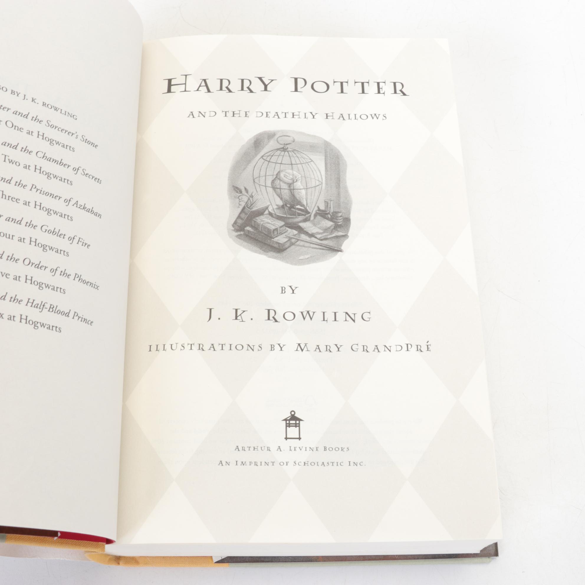 First American Edition "Harry Potter" Complete Series by J. K. Rowling