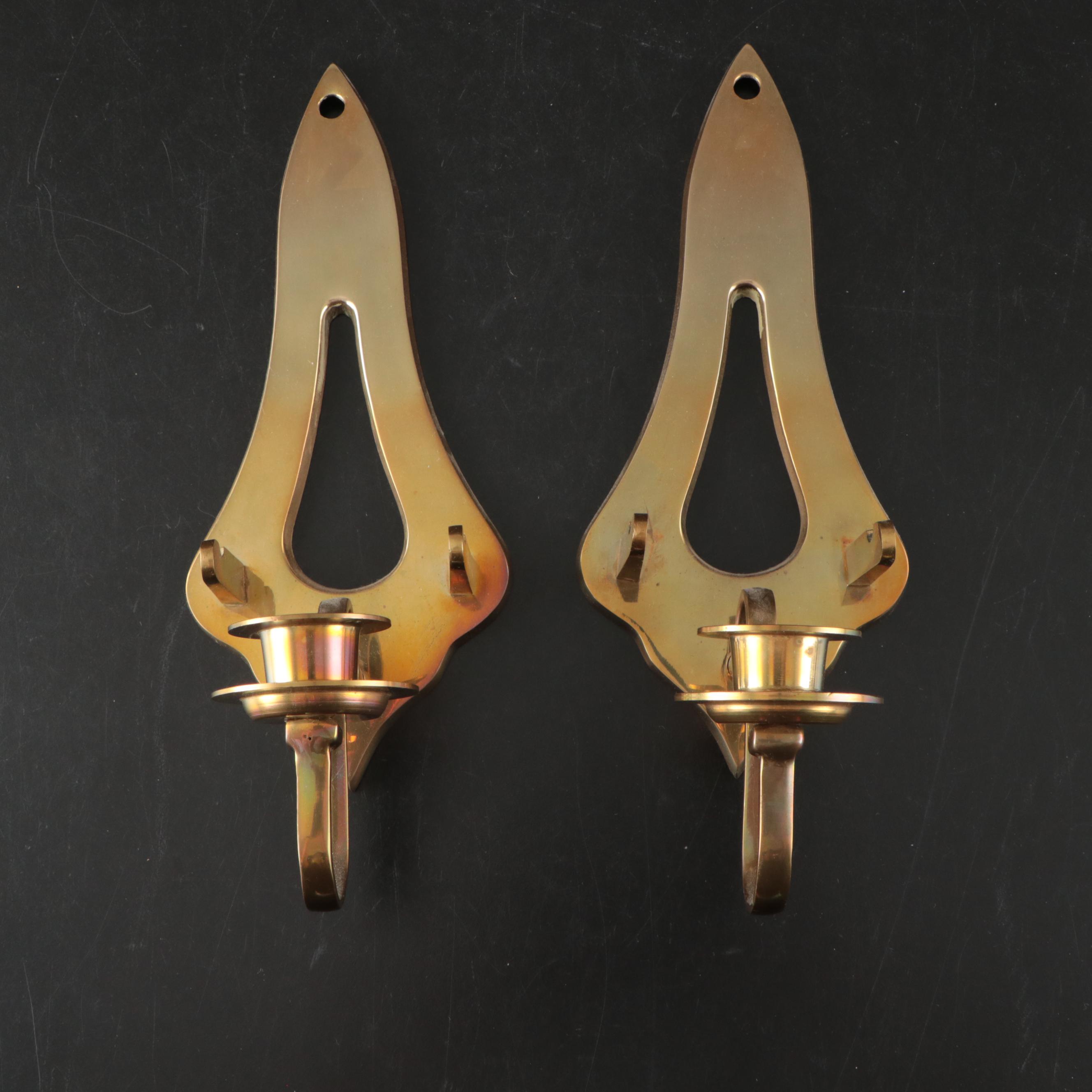 Neoclassical Style Candle Holders, Glass Mantle Lusters and Wall Sconces