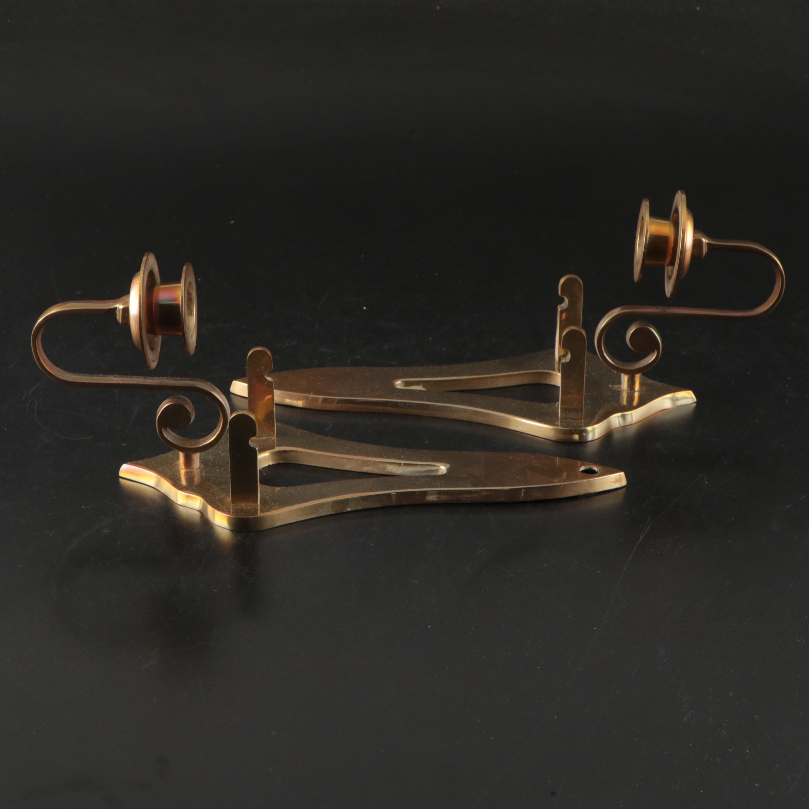 Neoclassical Style Candle Holders, Glass Mantle Lusters and Wall Sconces