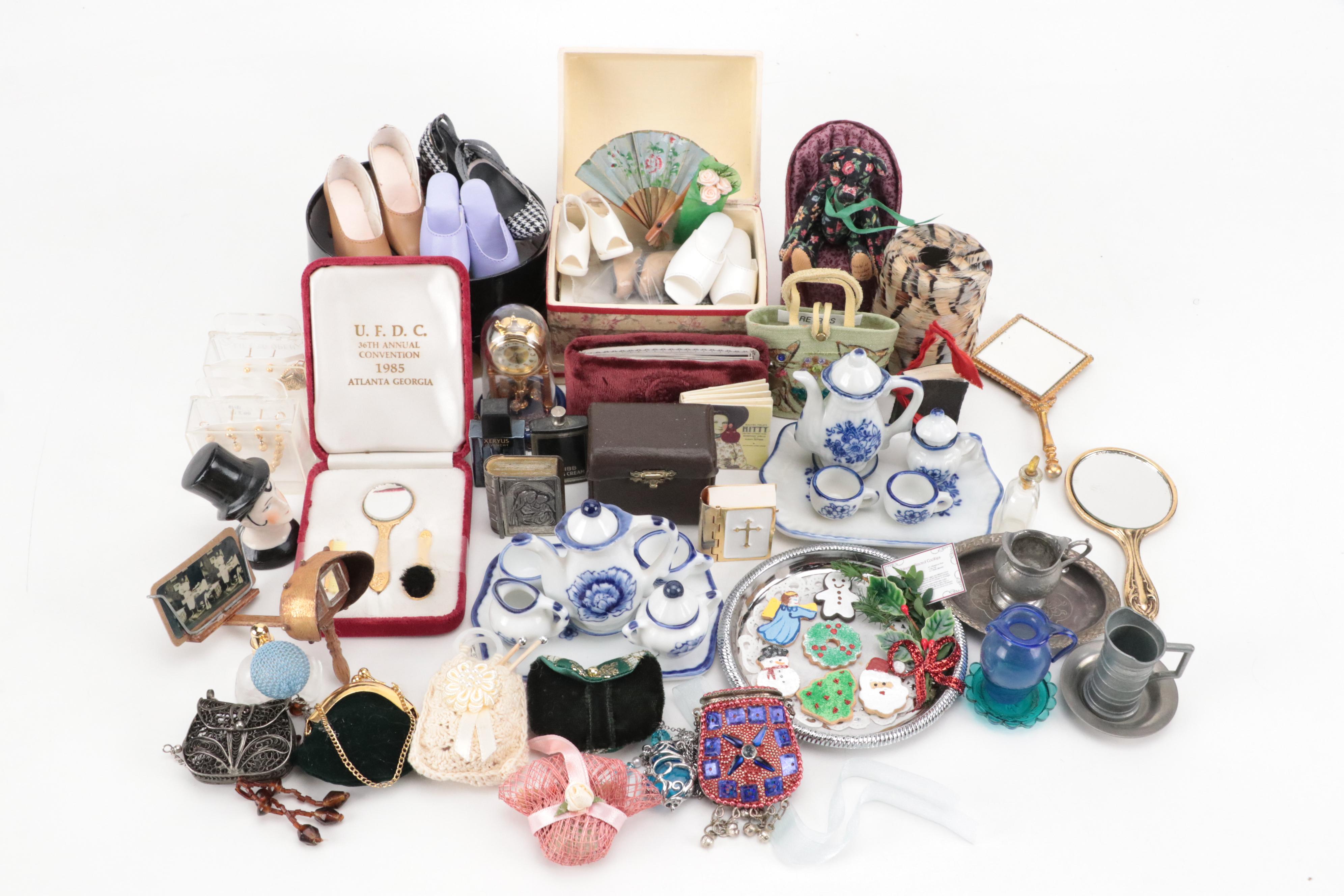 Doll Shoes and Accessories with Other Miniature Decor