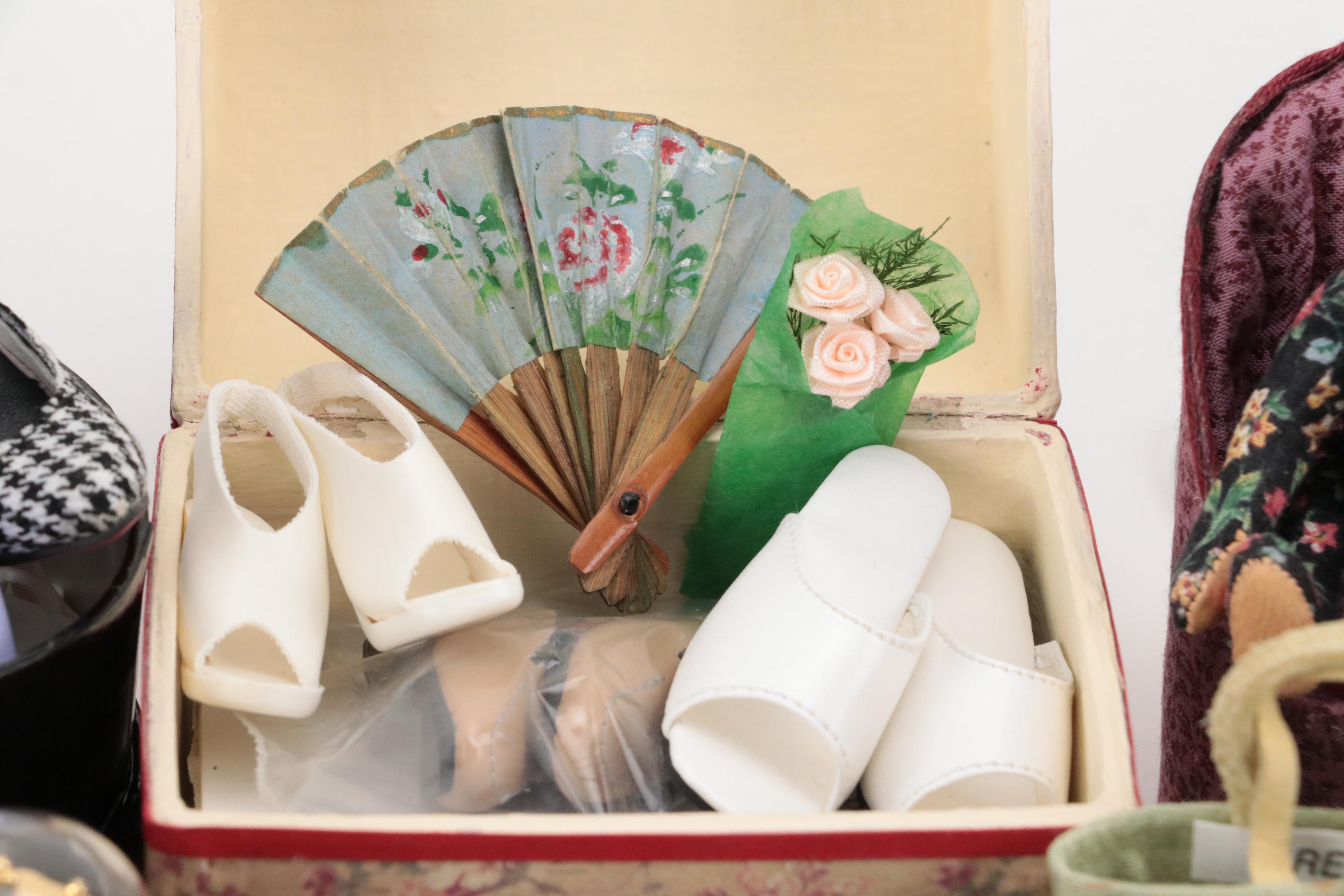 Doll Shoes and Accessories with Other Miniature Decor