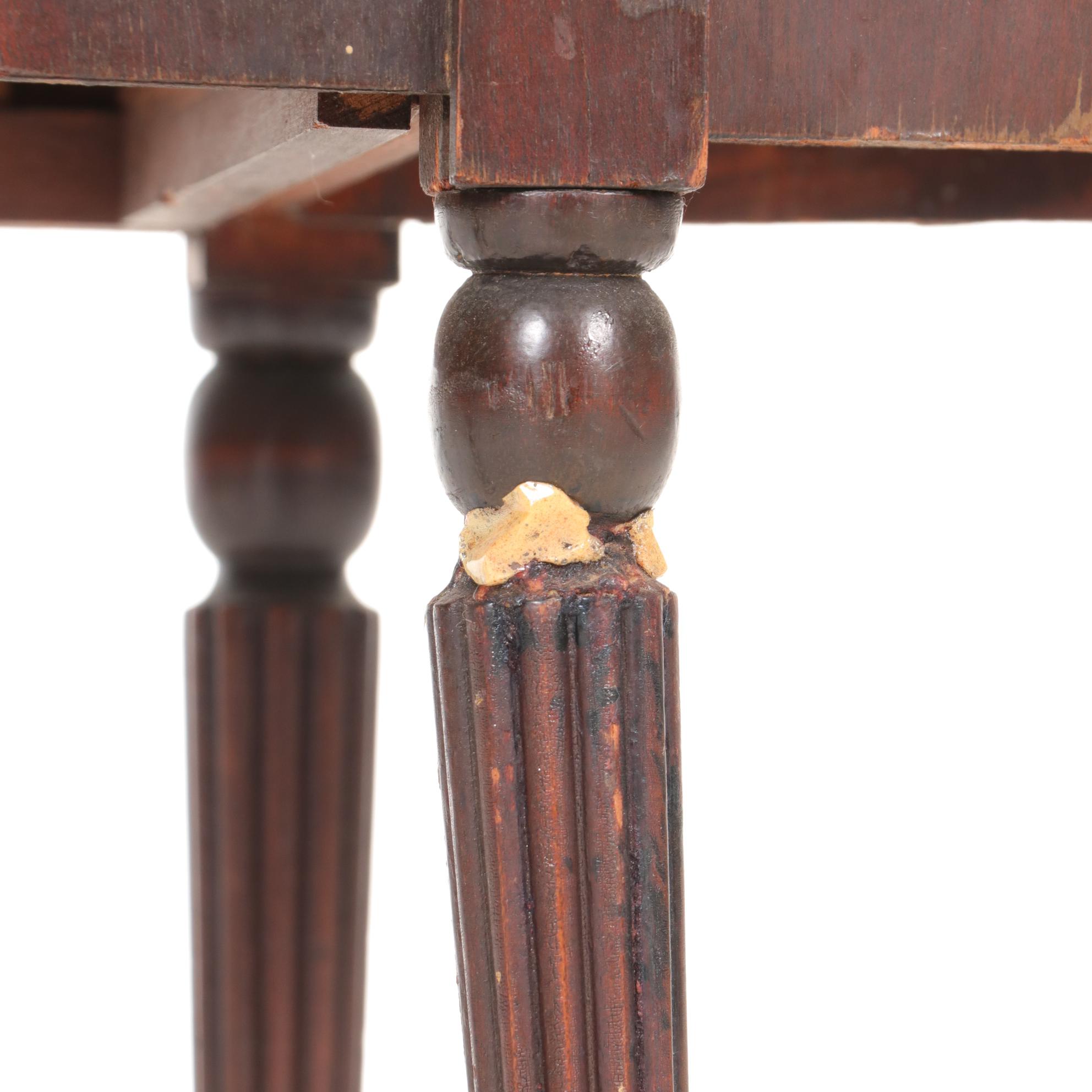 Cowan Mahogany "Martha Washington" Sewing Table, Early to Mid 20th Century